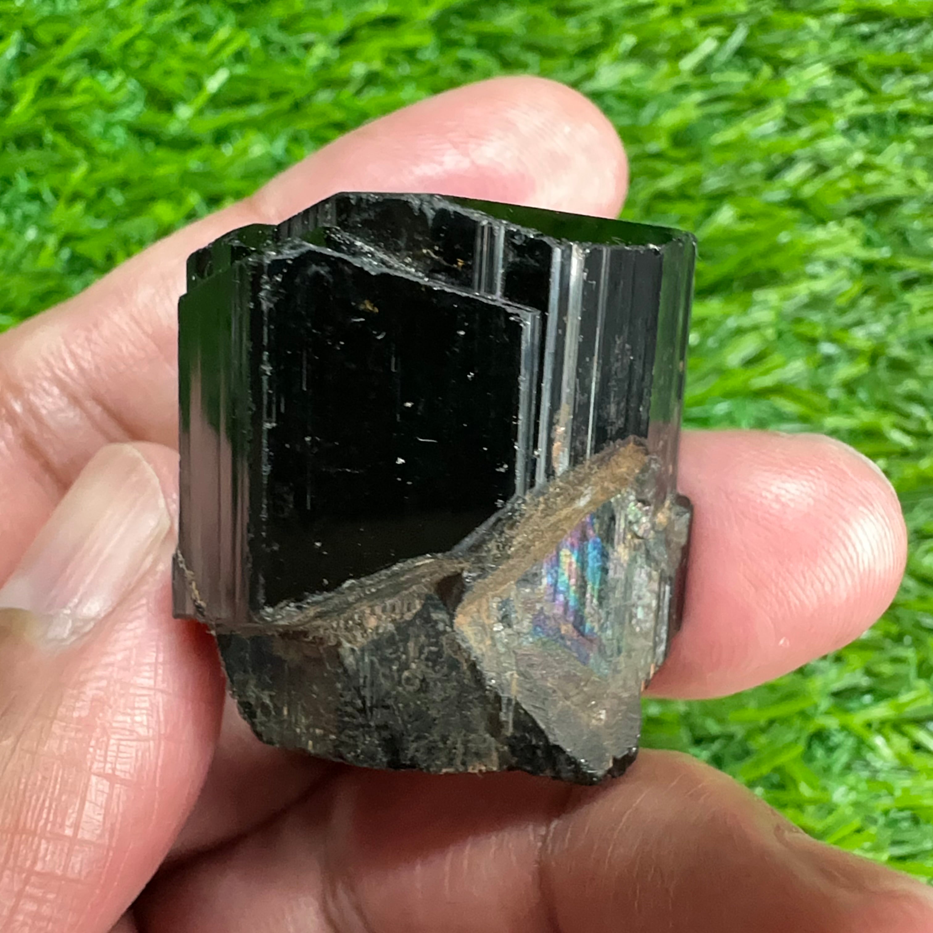 Black Tourmaline Crystal, 44.50gm, Tanzania, Untreated Unheated