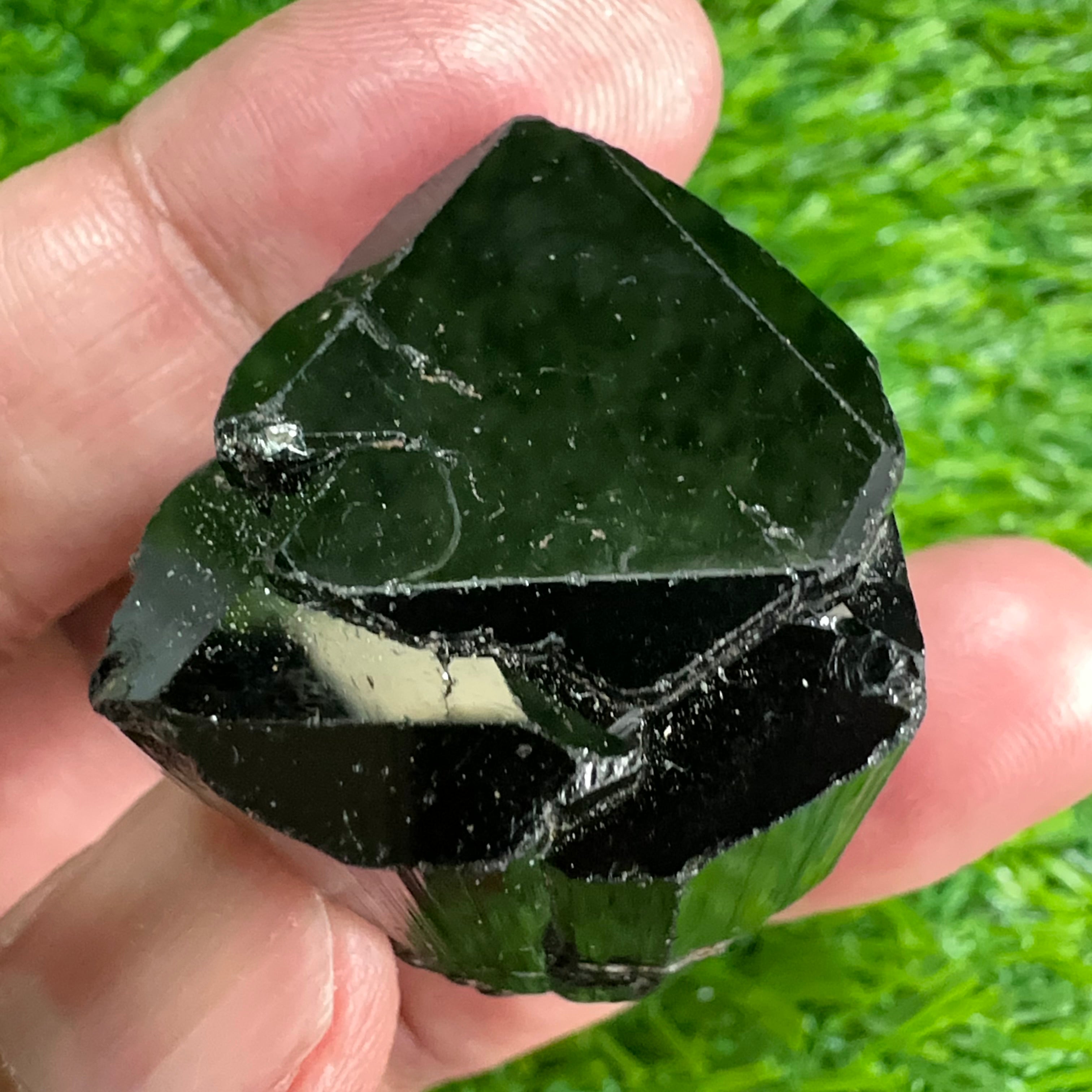 Black Tourmaline Crystal, 44.50gm, Tanzania, Untreated Unheated