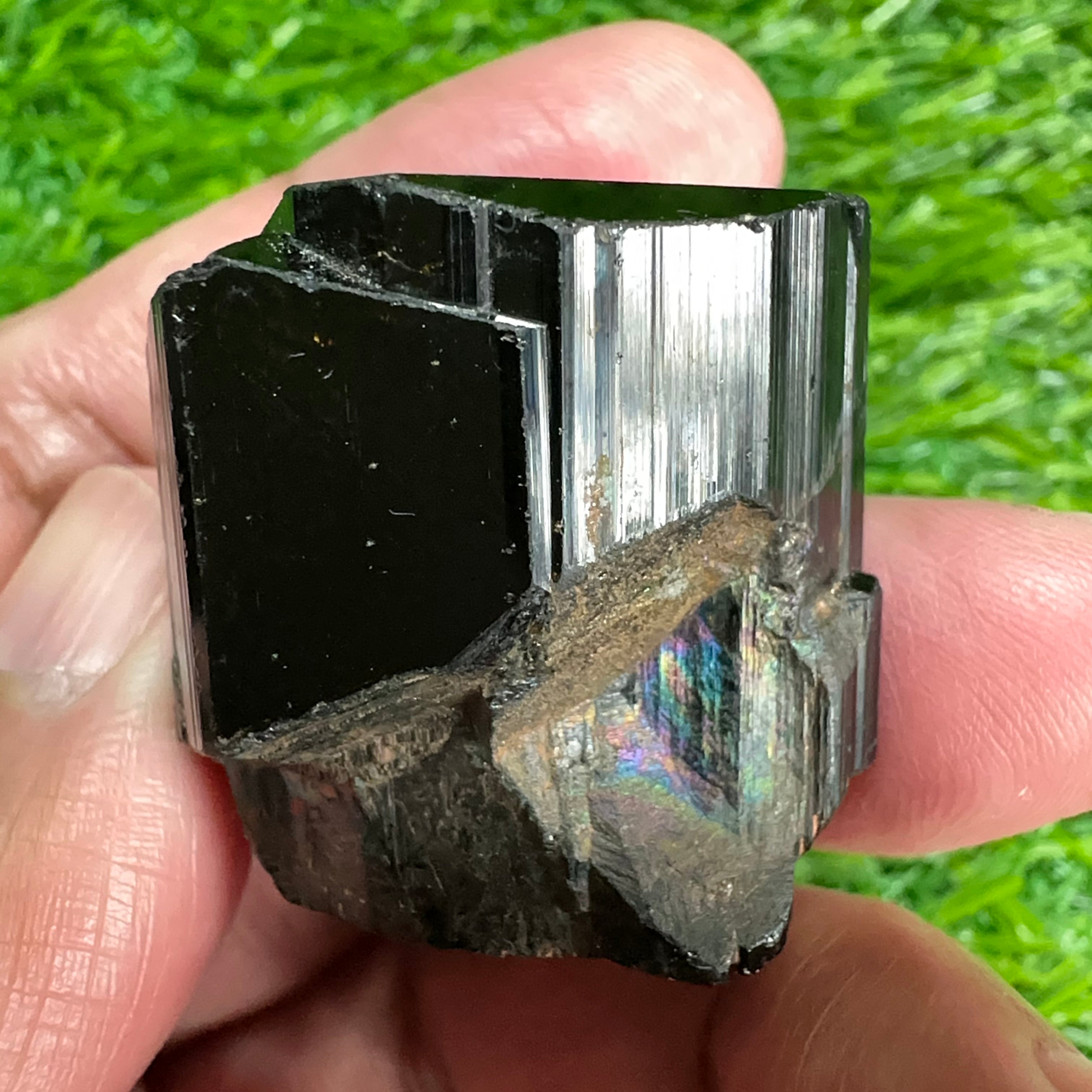 Black Tourmaline Crystal, 44.50gm, Tanzania, Untreated Unheated