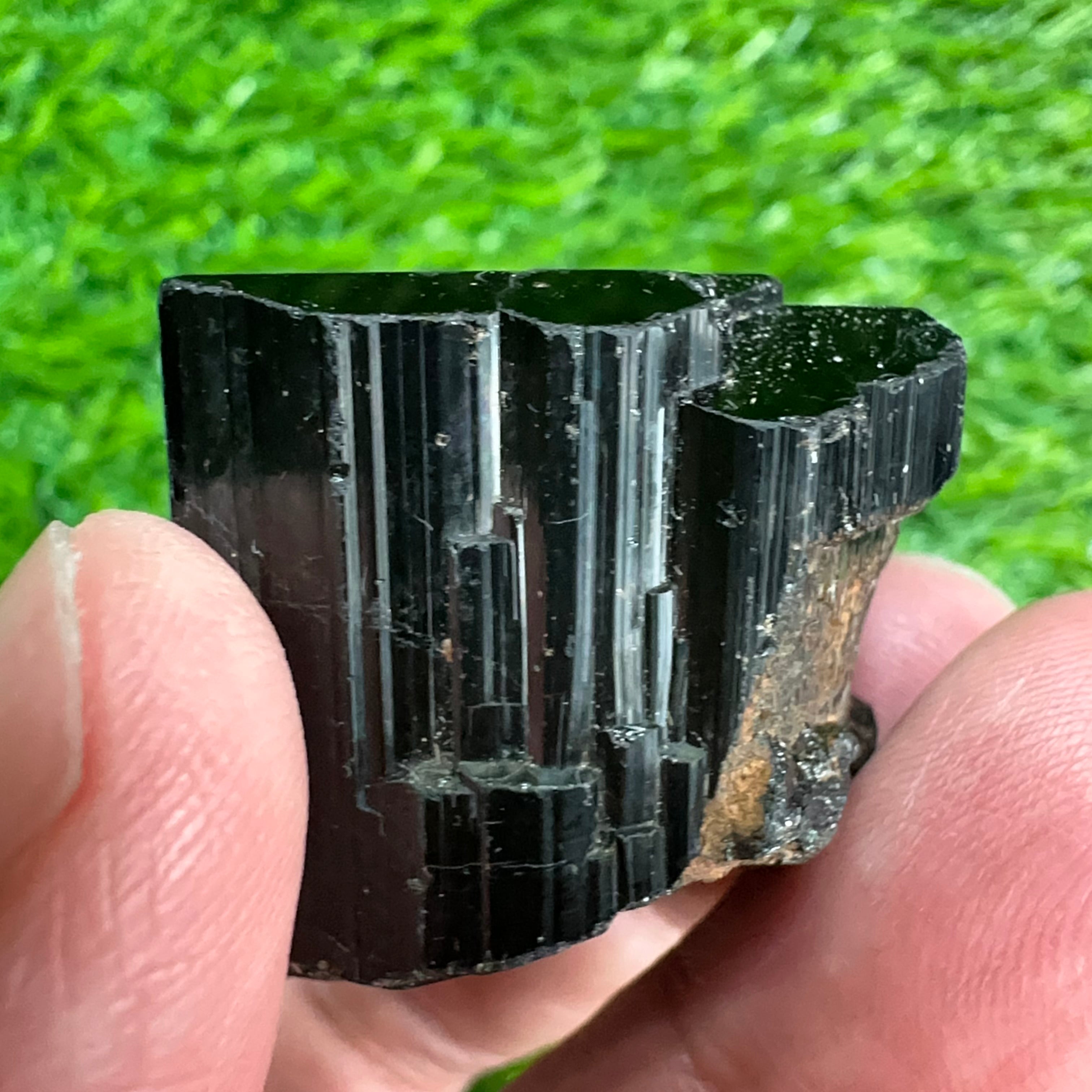 Black Tourmaline Crystal, 44.50gm, Tanzania, Untreated Unheated