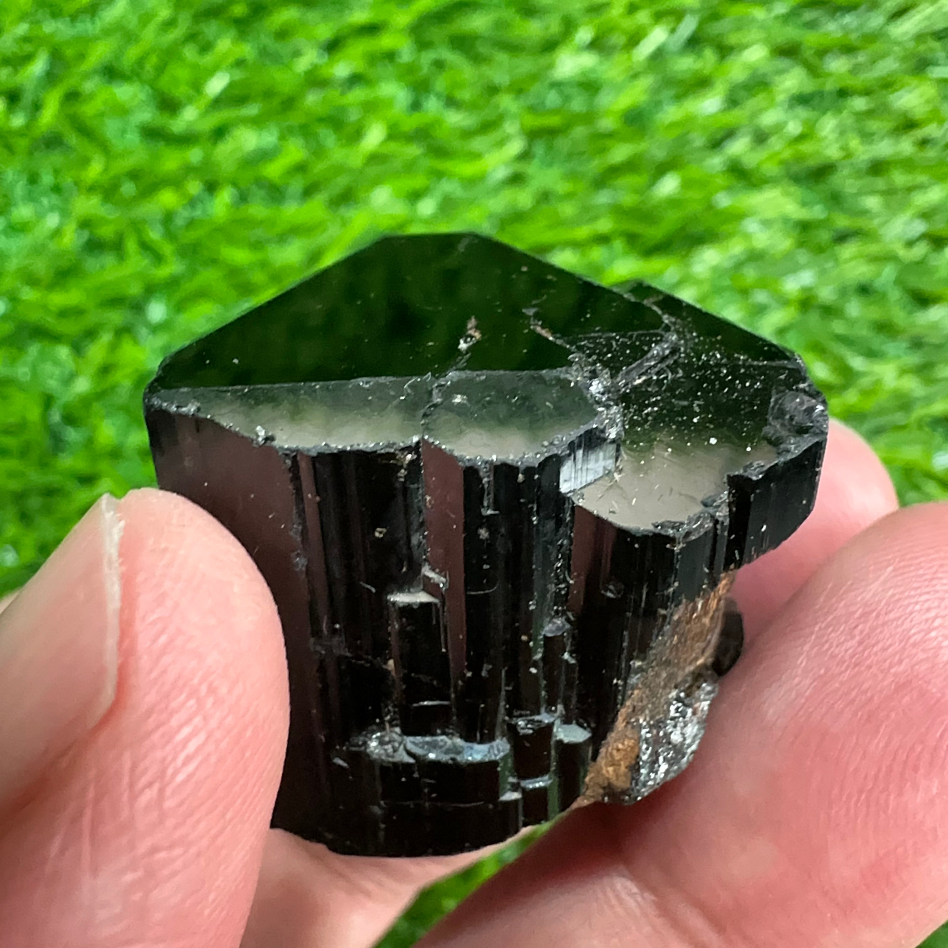 Black Tourmaline Crystal, 44.50gm, Tanzania, Untreated Unheated