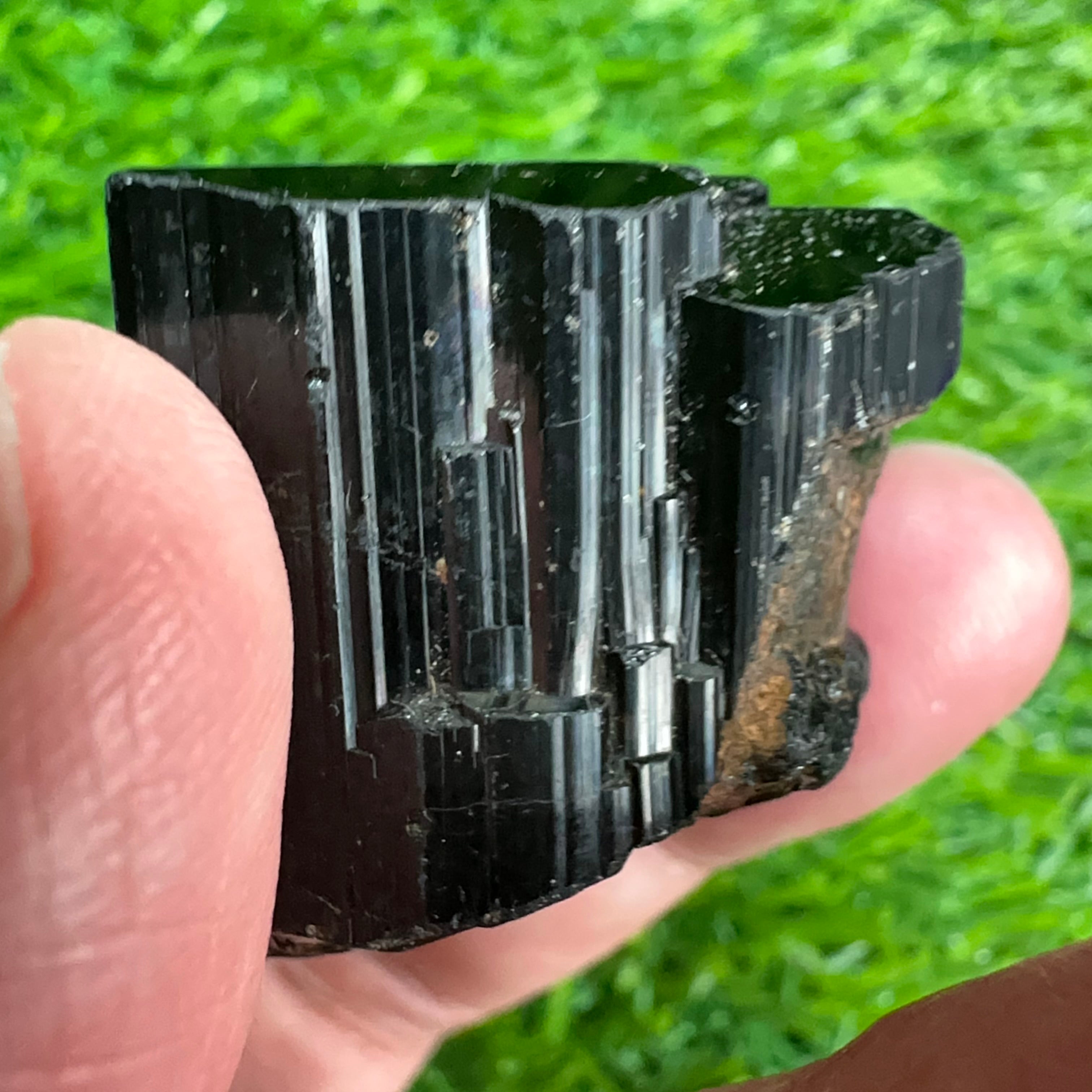 Black Tourmaline Crystal, 44.50gm, Tanzania, Untreated Unheated