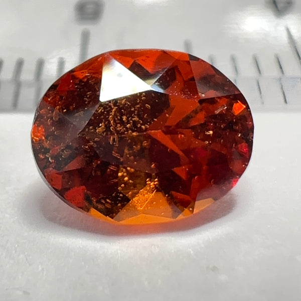 Orange Grossular Garnet, 1.56ct, Tanzania, Untreated Unheated