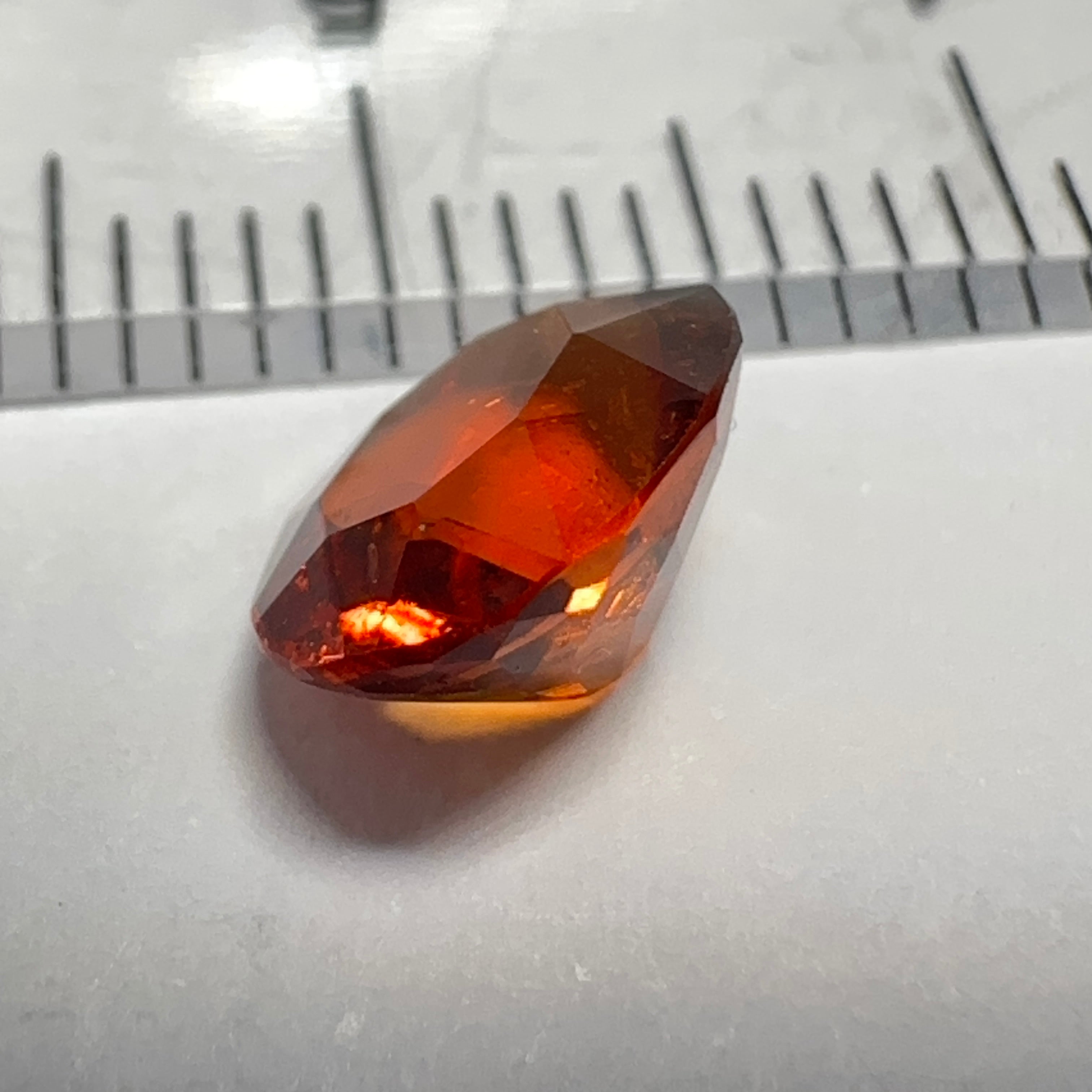 Orange Grossular Garnet, 1.56ct, Tanzania, Untreated Unheated