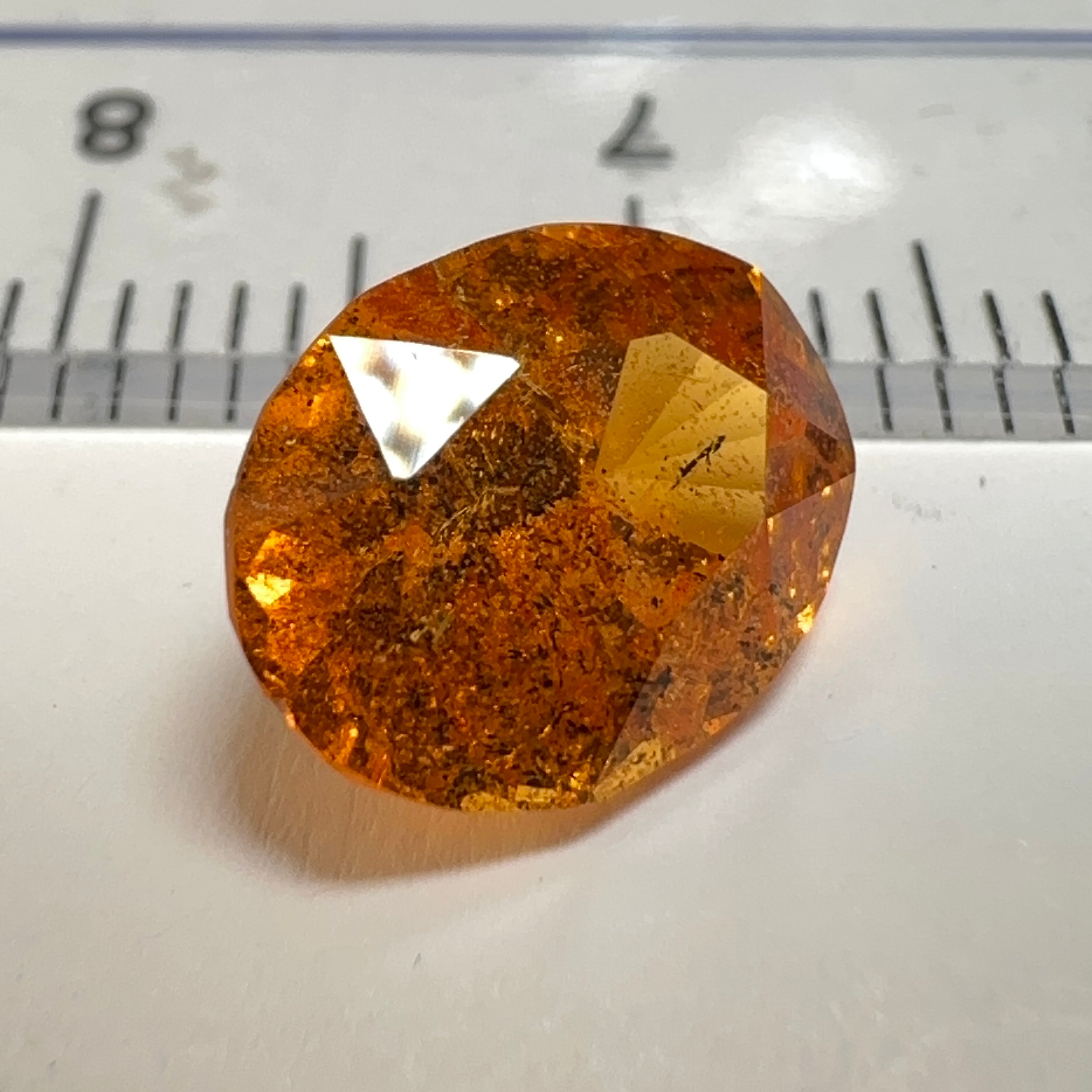 Mandarin Spessartite Garnet, 2.98ct, Untreated Unheated