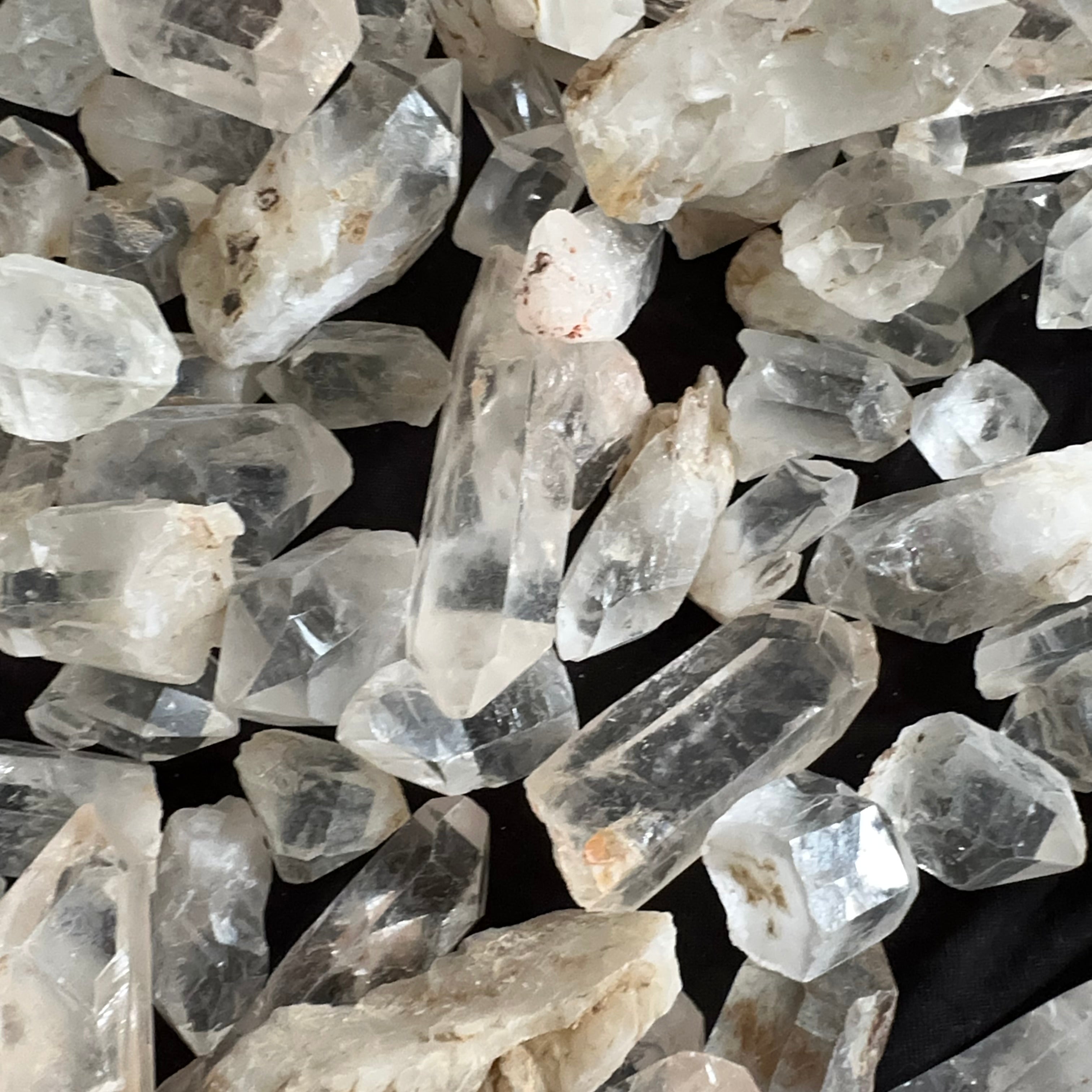 Tanzanian Quartz Crystals, blind pour, price per kilogram, clear points