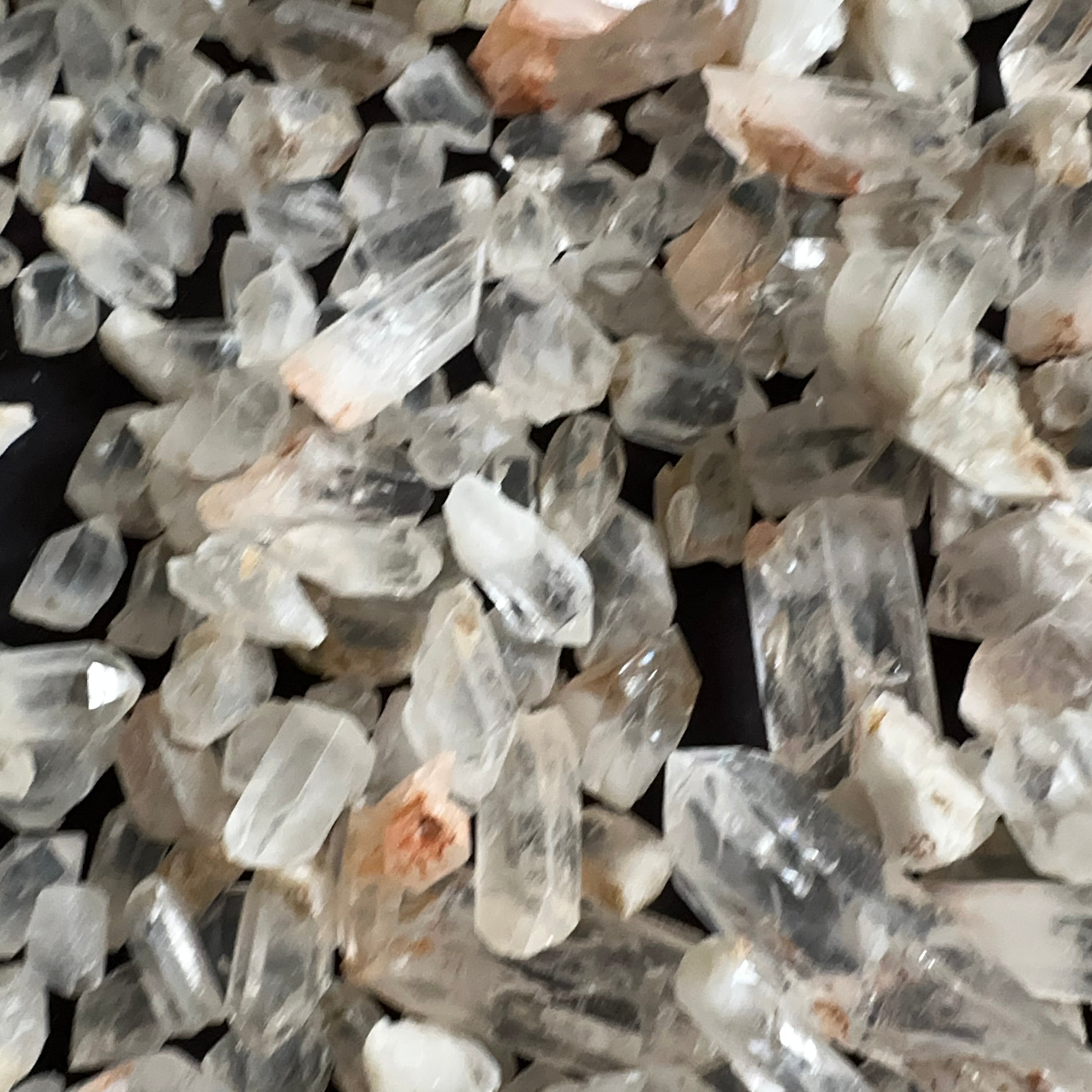 Tanzanian Quartz Crystals, blind pour, price per kilogram, clear points