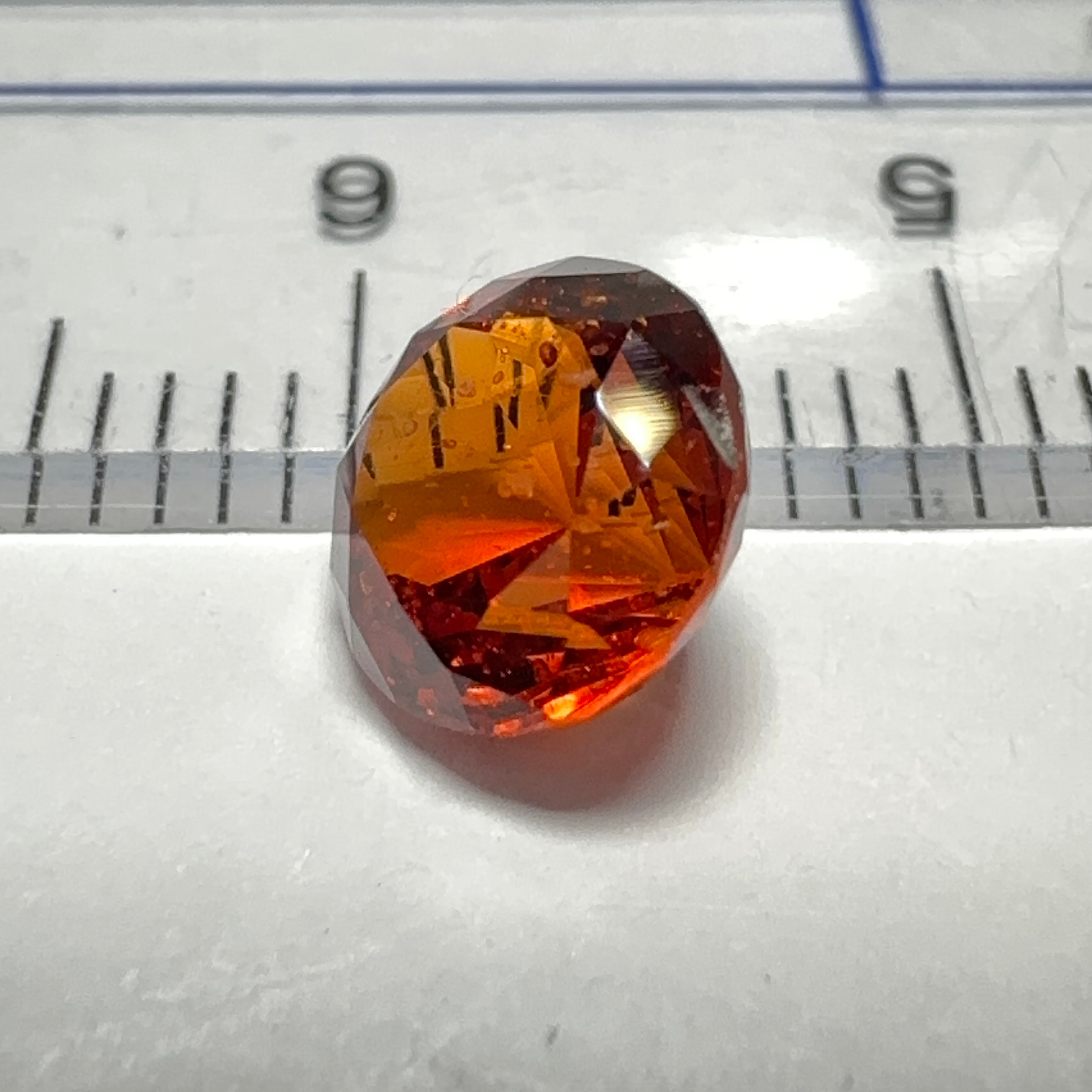 Malaya Garnet, 1.80ct, Tanzania, Untreated Unheated