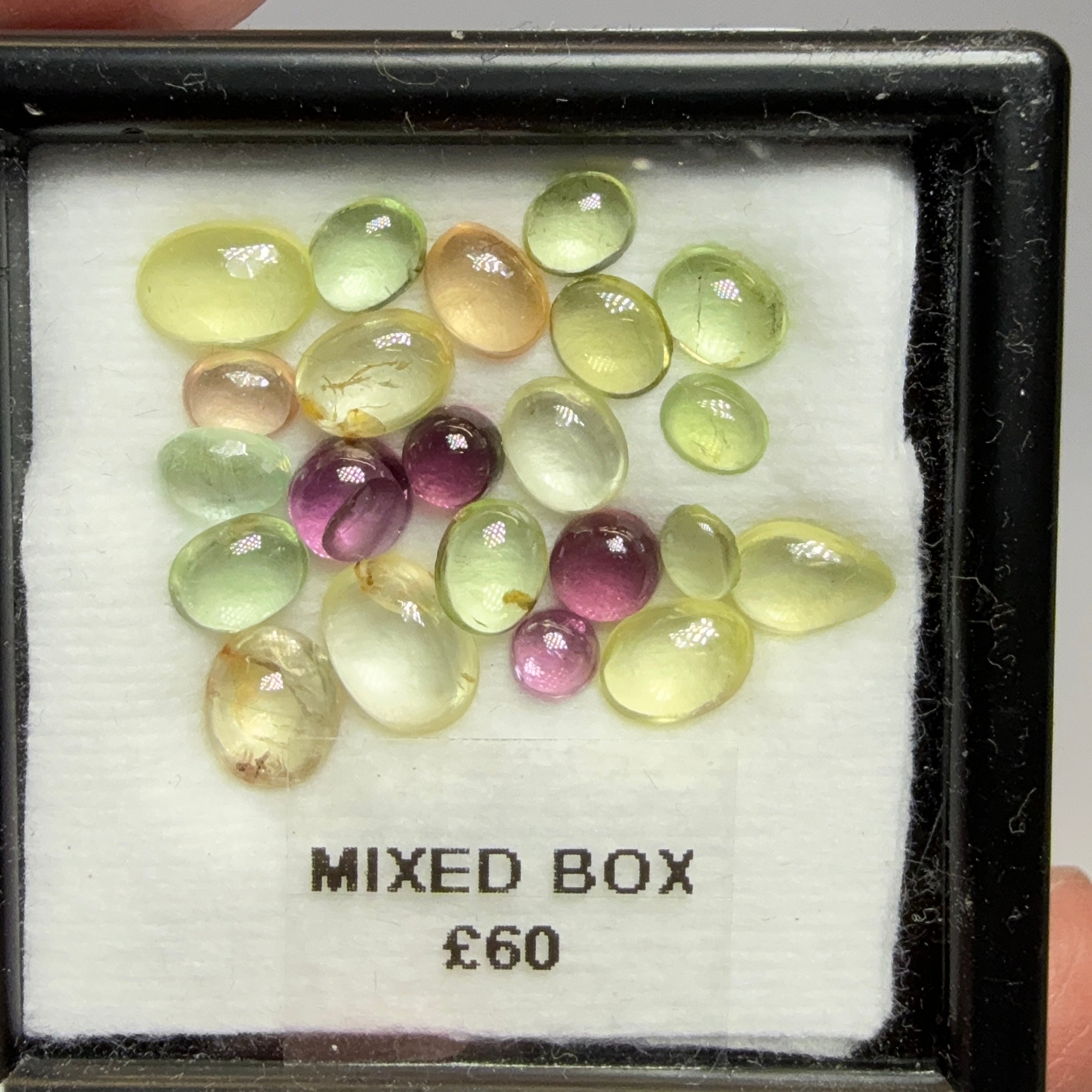 Mixed box, all Untreated Unheated stones from Tanzania.