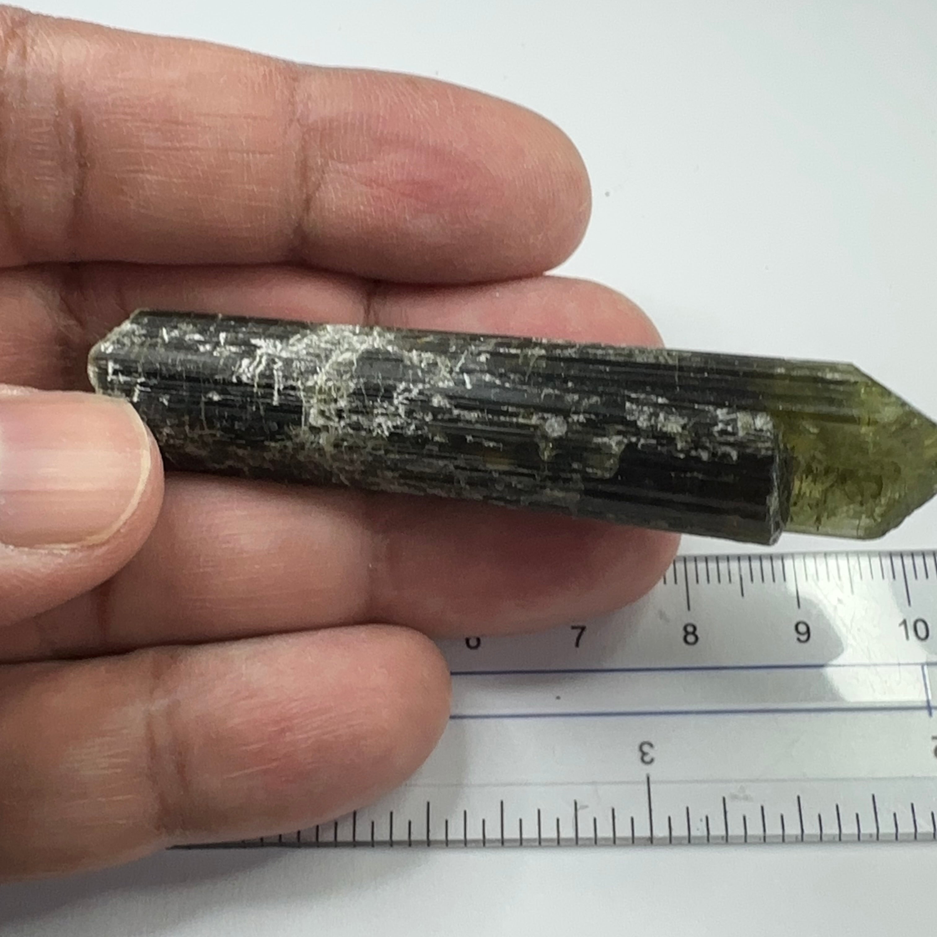 Tourmaline Crystal, 24.89gm, Tanzania.