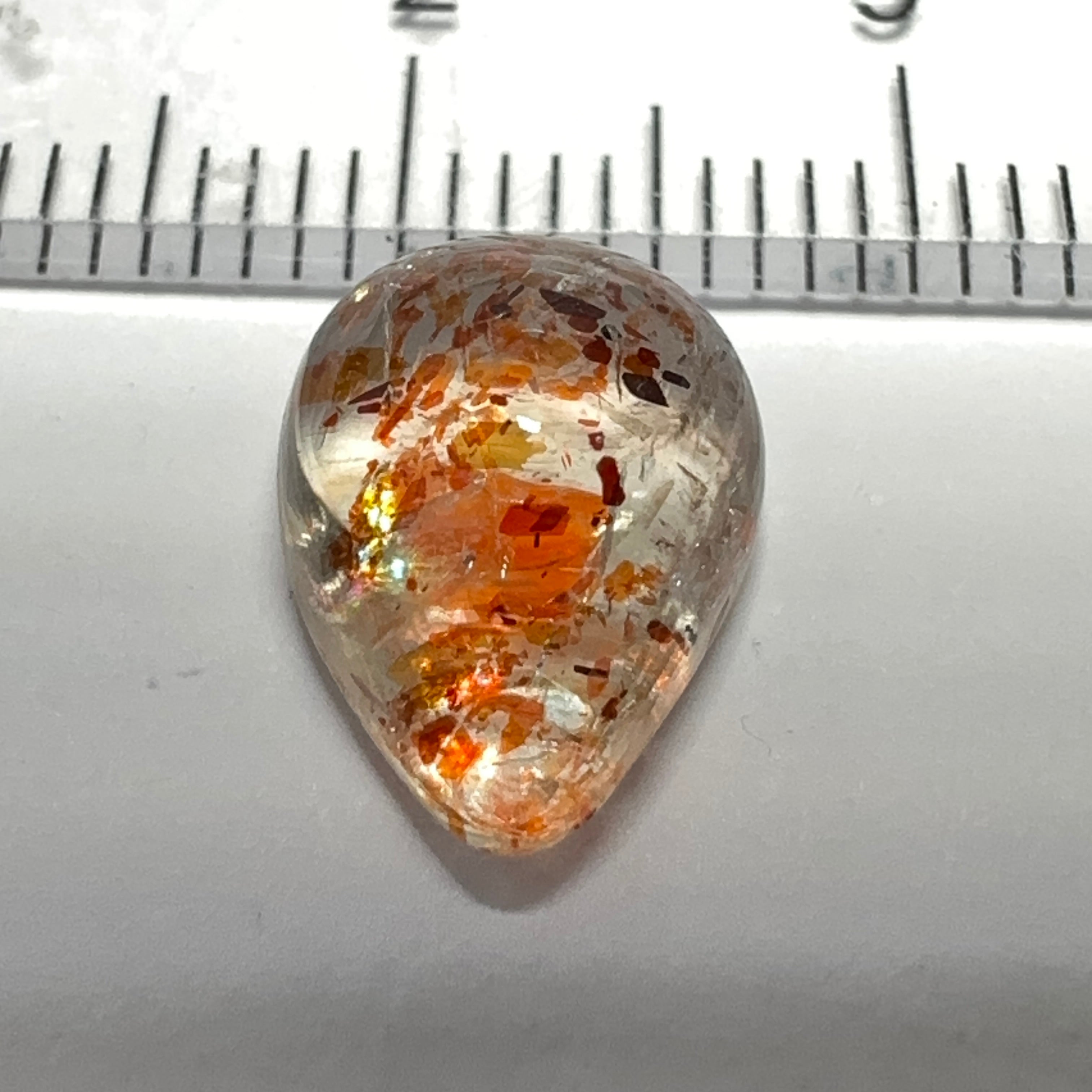 Confetti Sunstone, 3.44ct, Tanzania, Untreated Unheated.