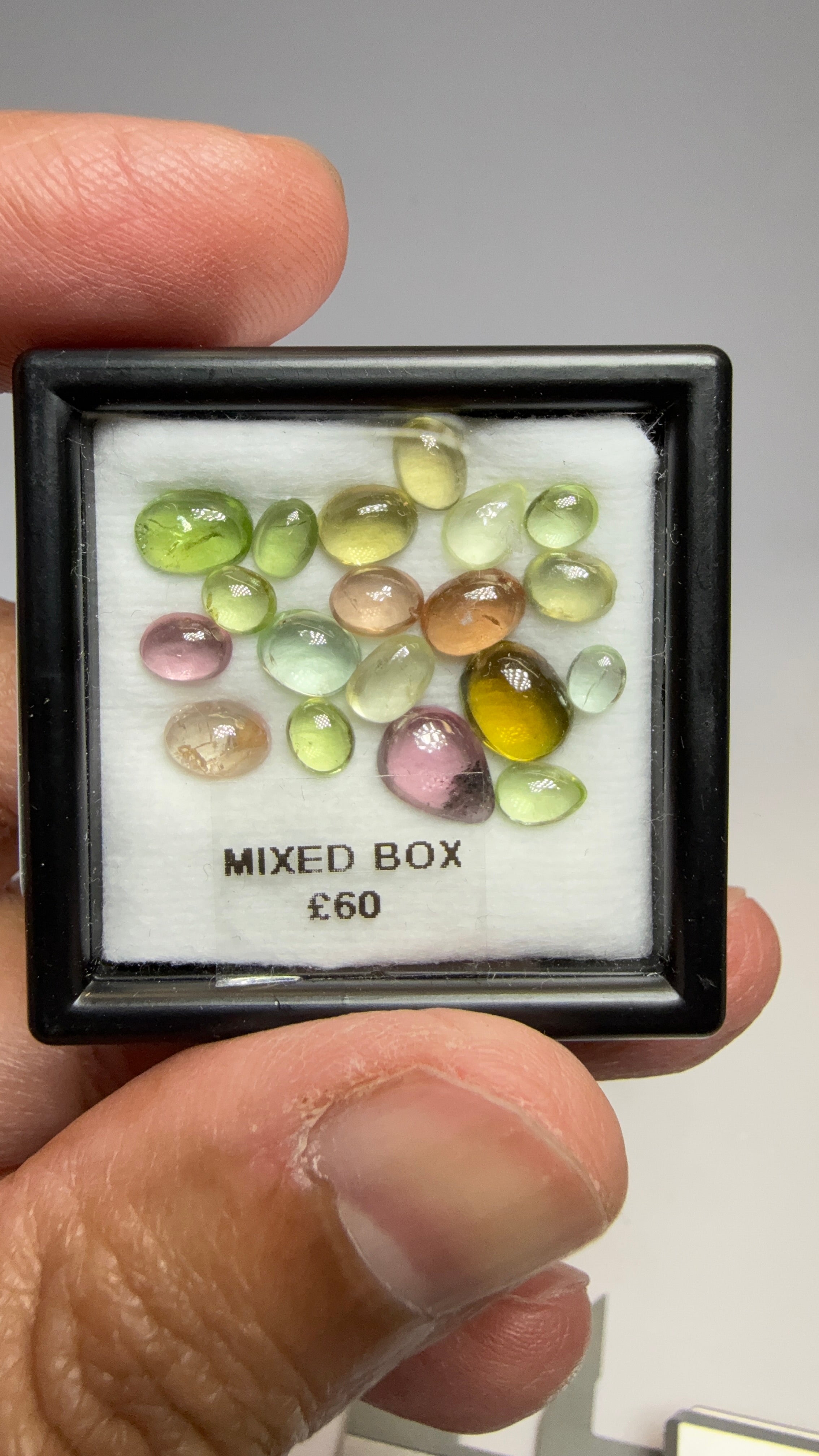 Mixed box, all Untreated Unheated stones from Tanzania.