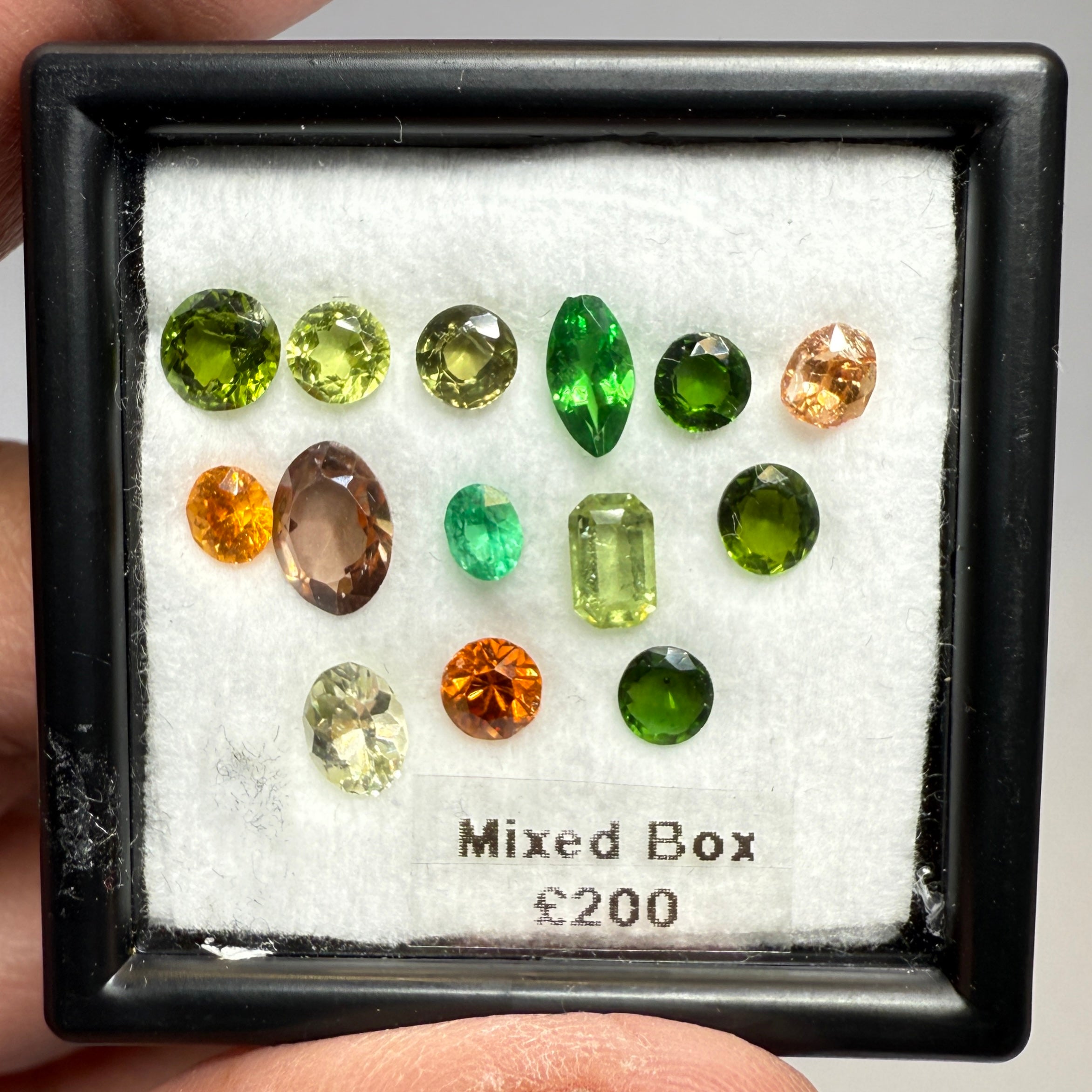 Mixed box, all Untreated Unheated stones from Tanzania.