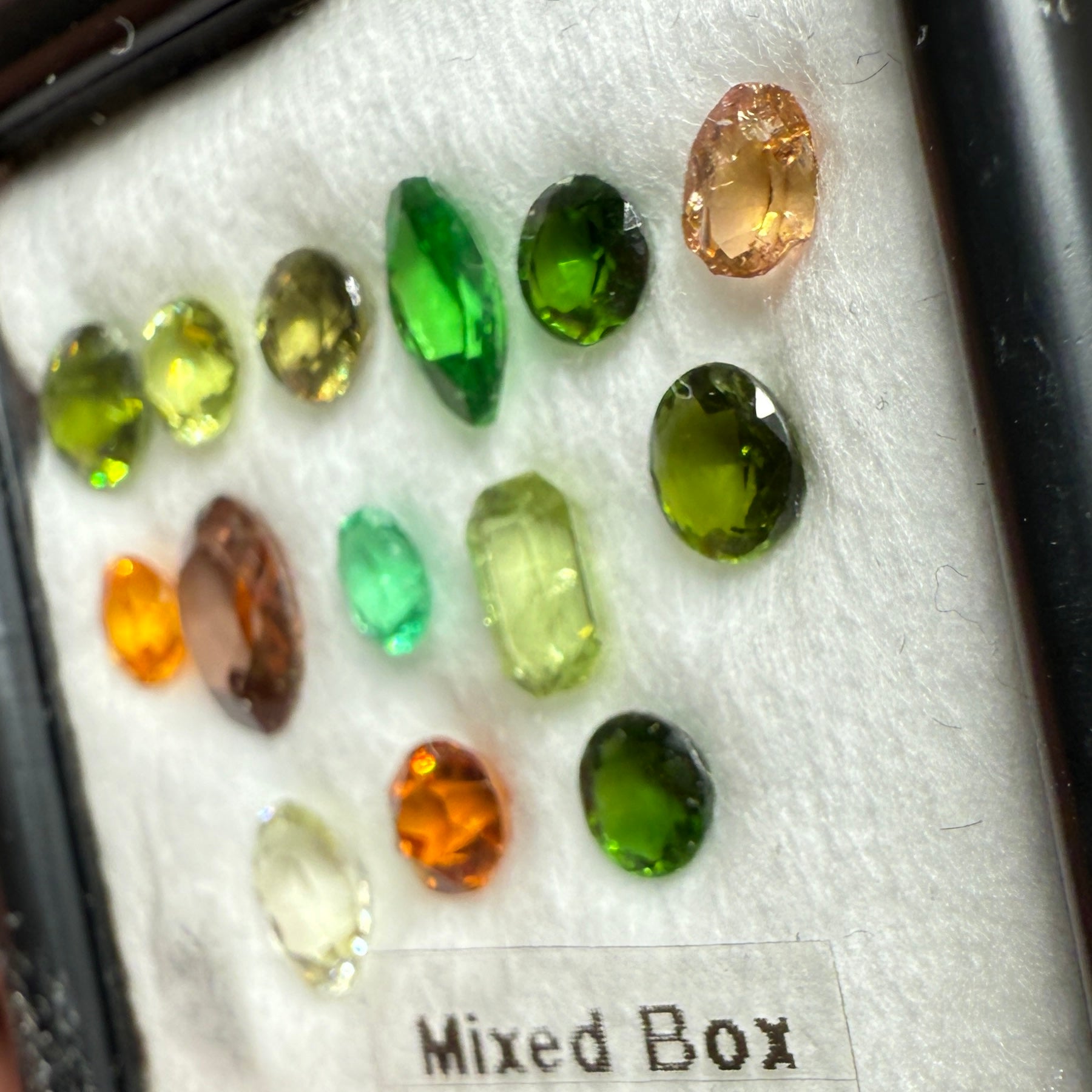 Mixed box, all Untreated Unheated stones from Tanzania.