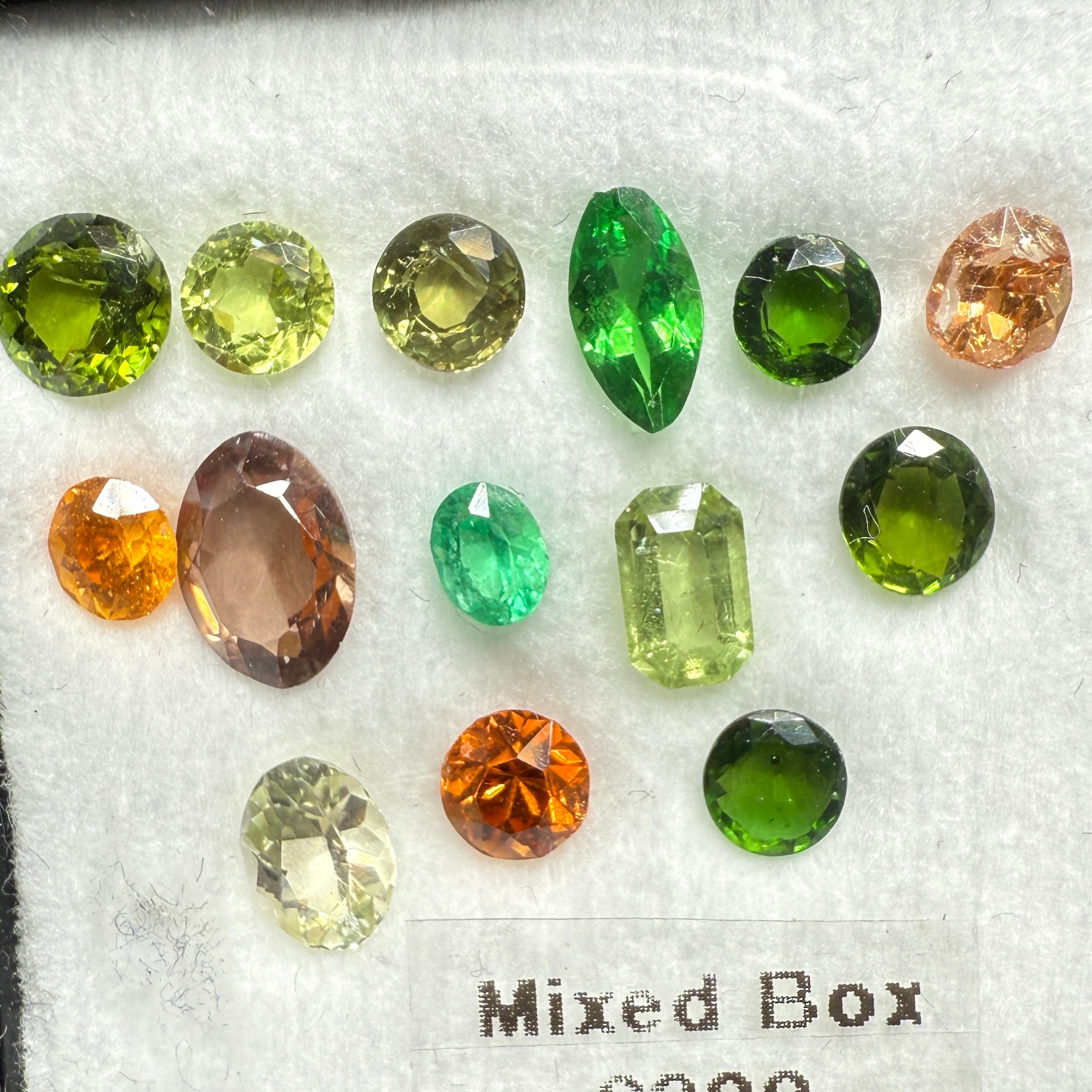 Mixed box, all Untreated Unheated stones from Tanzania.