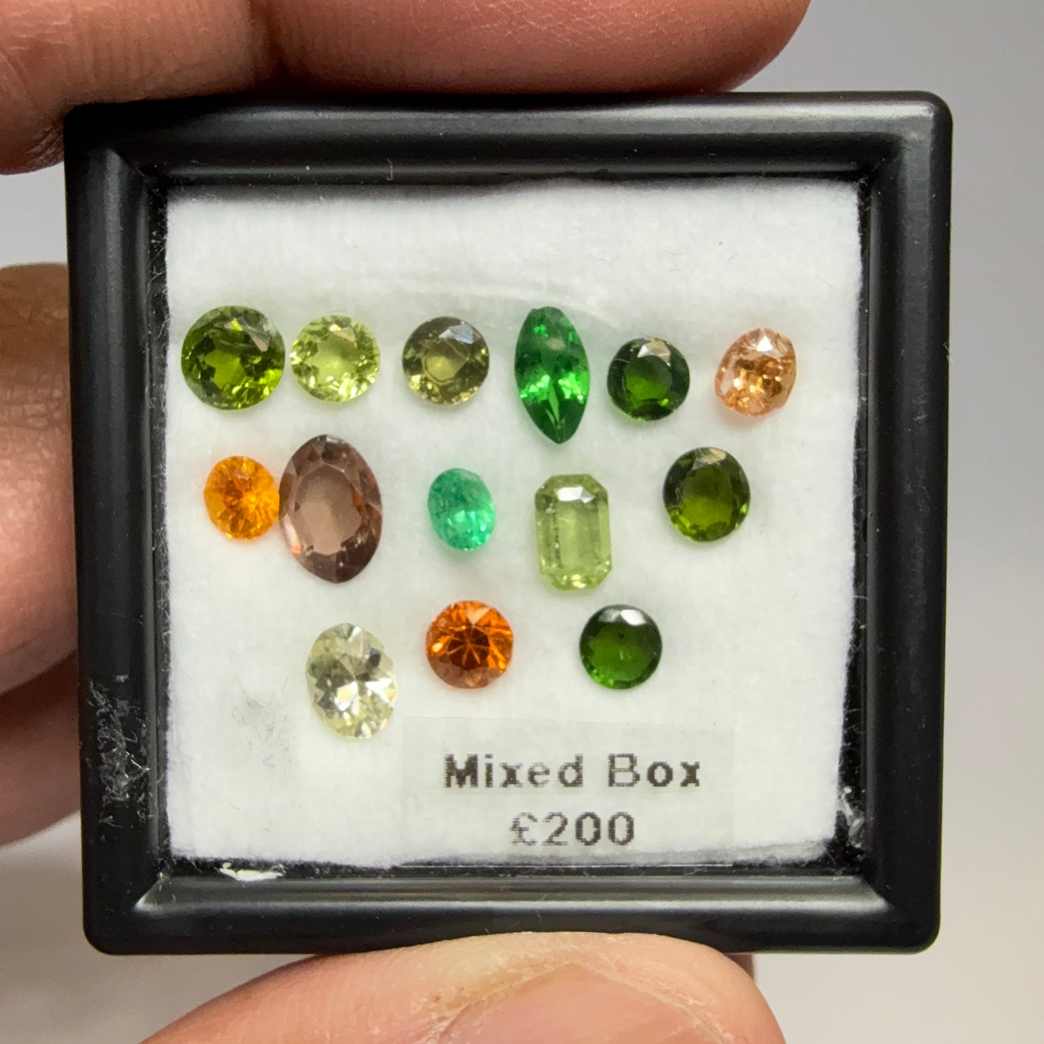 Mixed box, all Untreated Unheated stones from Tanzania.