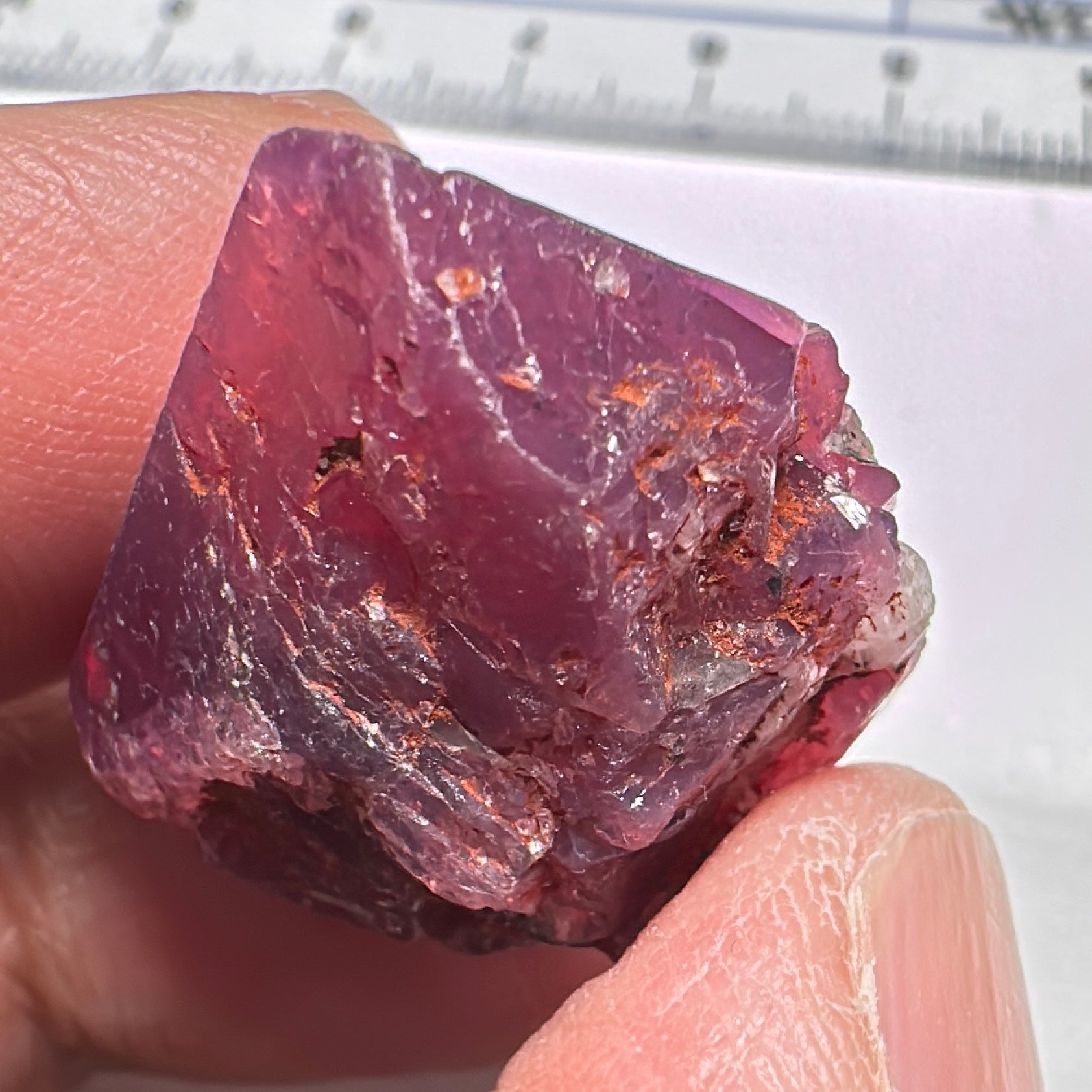 Mahenge Spinel Crystal, 63.68ct, Tanzania. Untreated Unheated