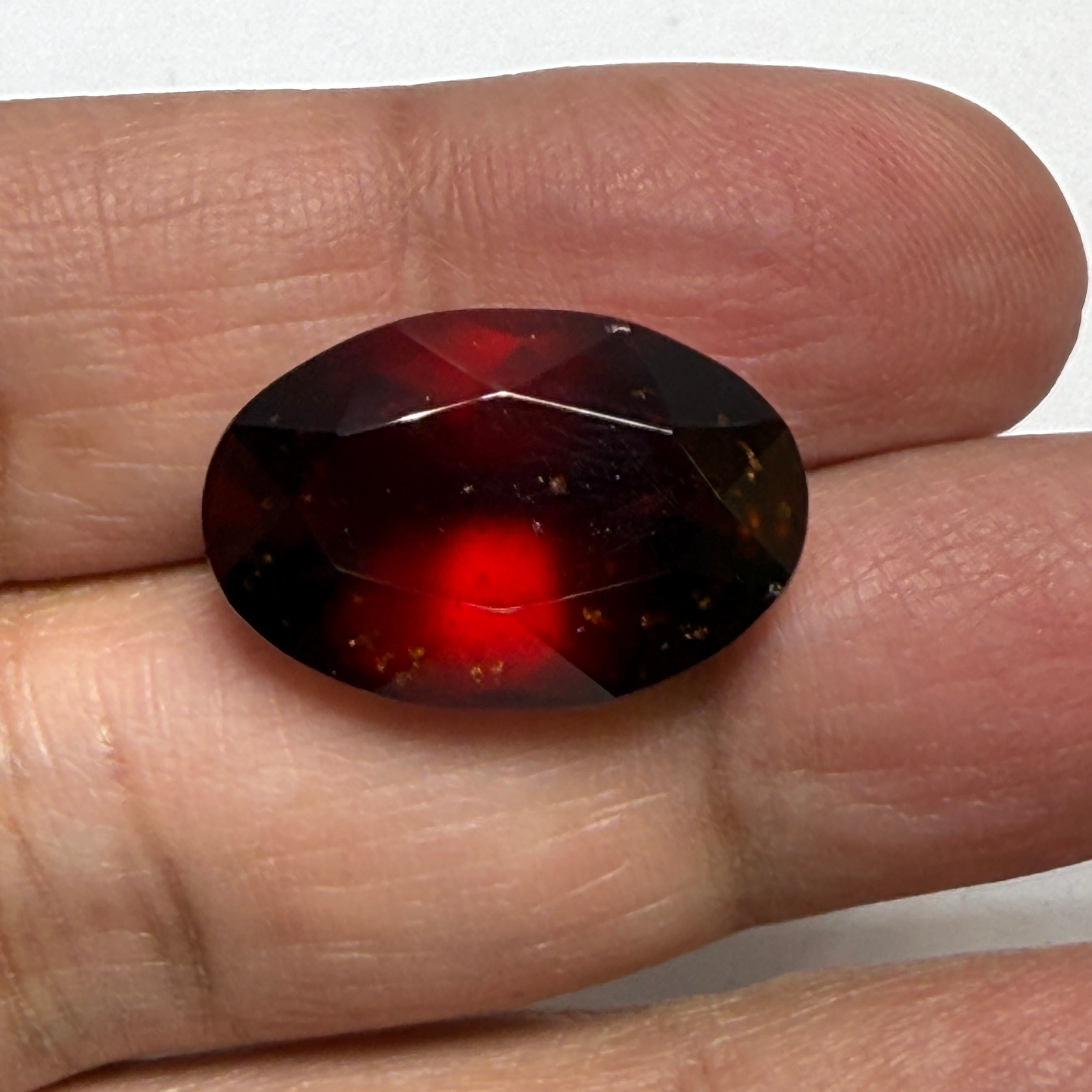 Hessonite Garnet, 20.13ct, Tanzania, Untreated Unheated.