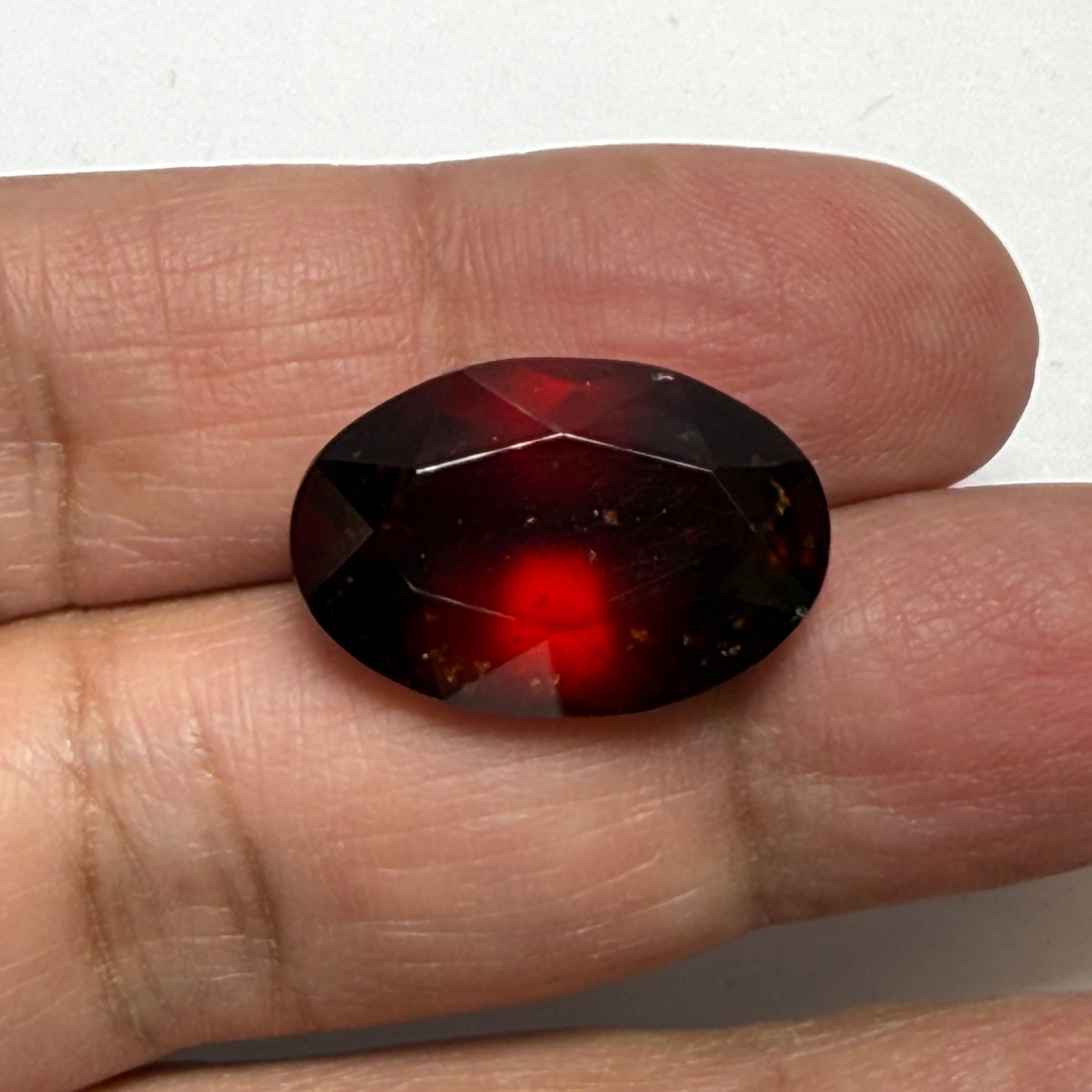 Hessonite Garnet, 20.13ct, Tanzania, Untreated Unheated.