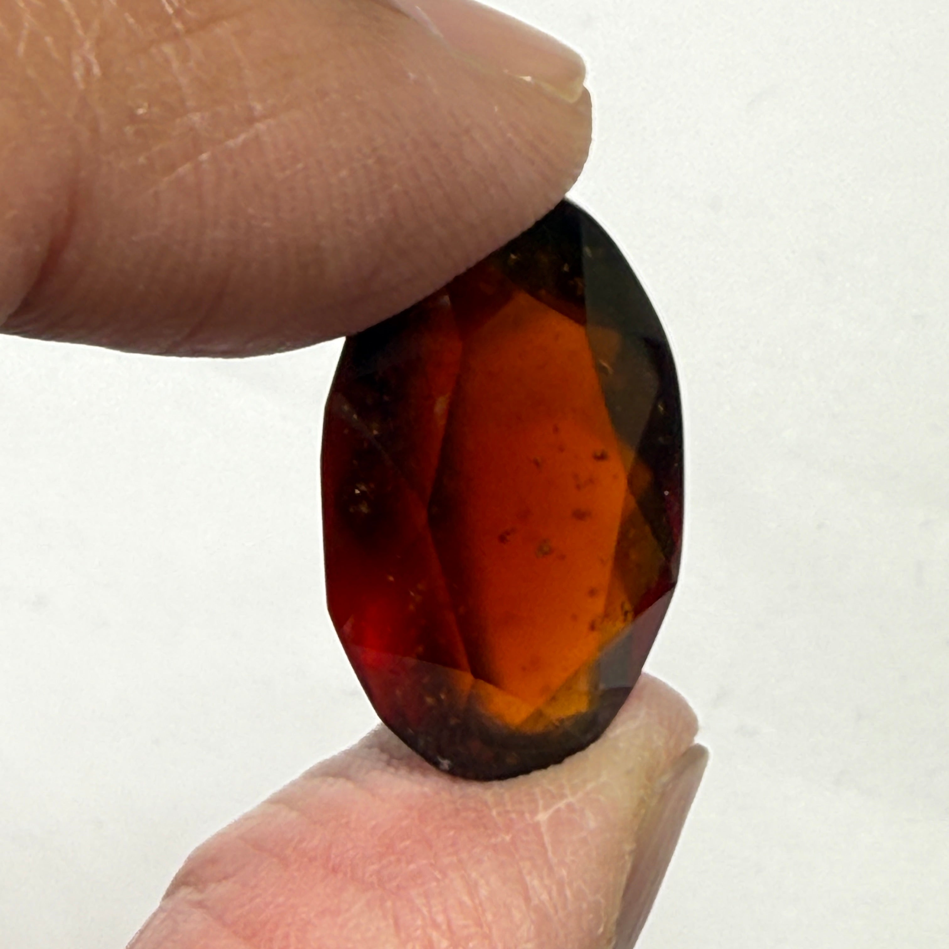 Hessonite Garnet, 20.13ct, Tanzania, Untreated Unheated.