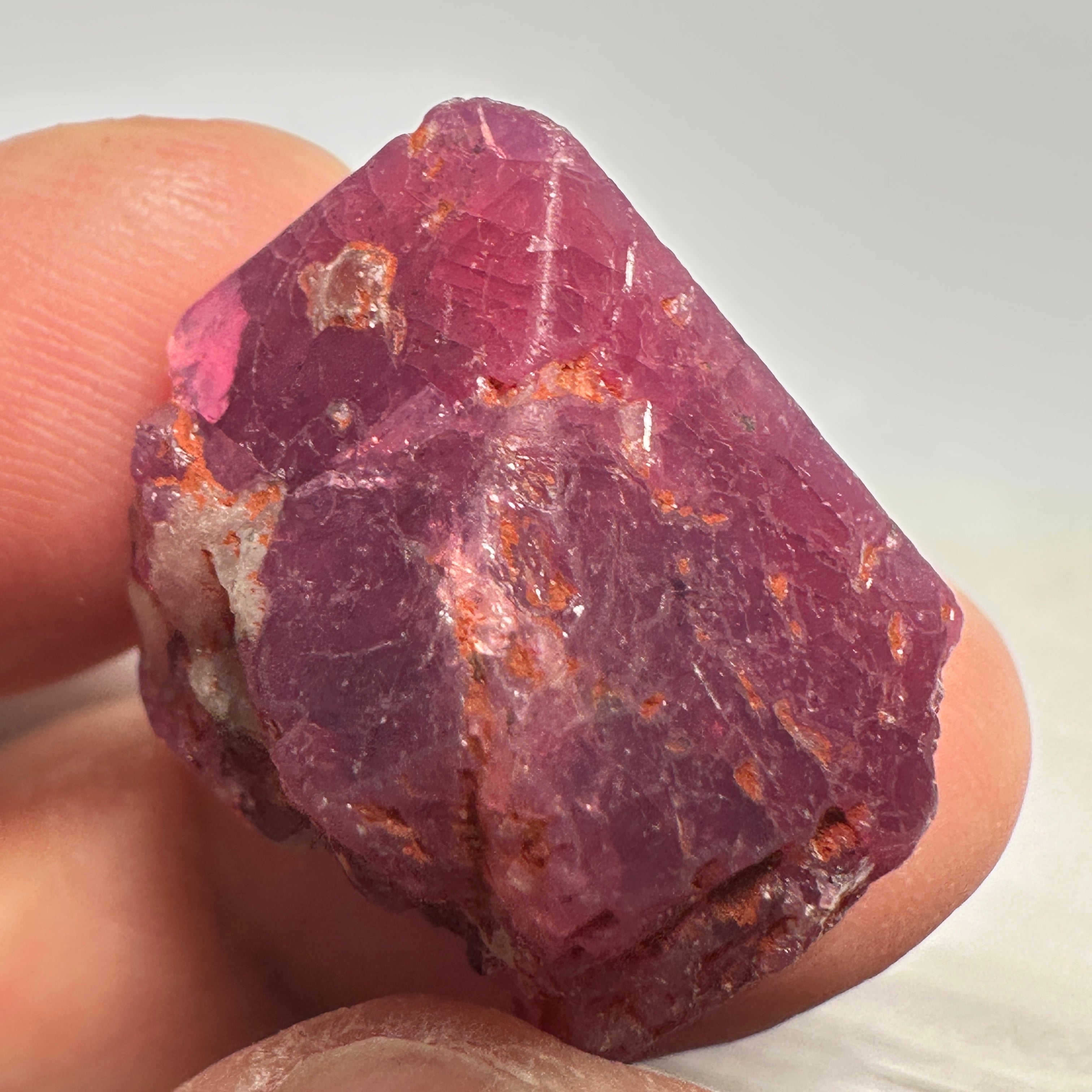 Mahenge Spinel Crystal, 63.68ct, Tanzania. Untreated Unheated