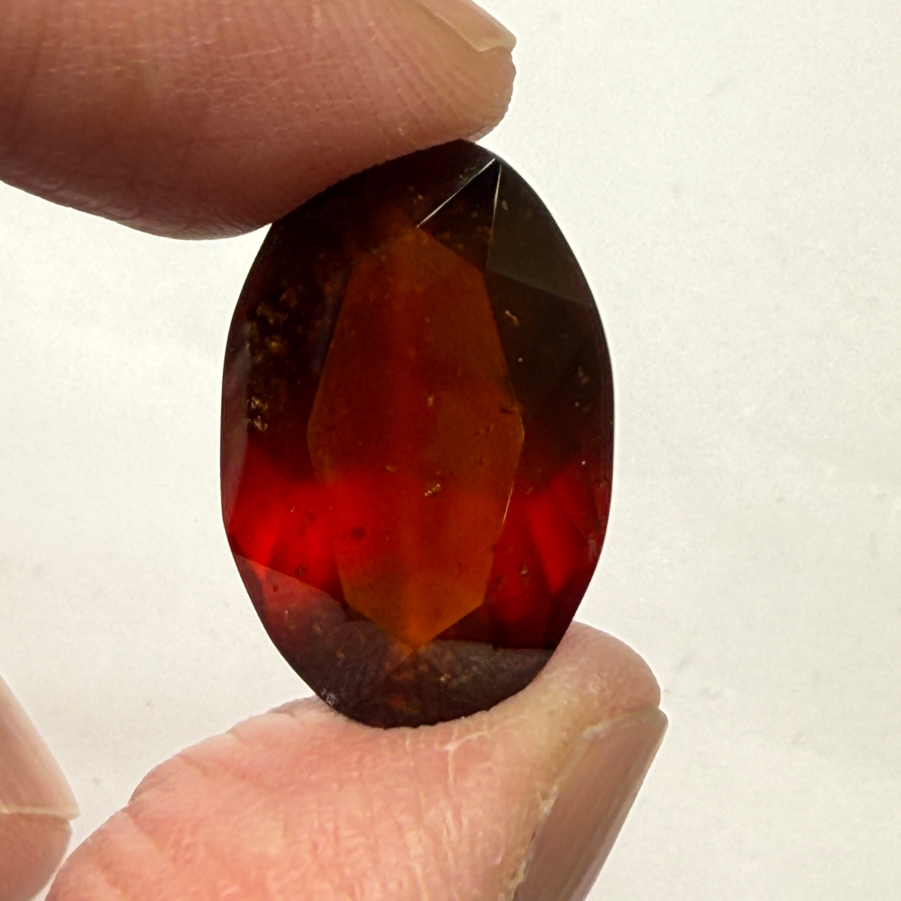 Hessonite Garnet, 20.13ct, Tanzania, Untreated Unheated.