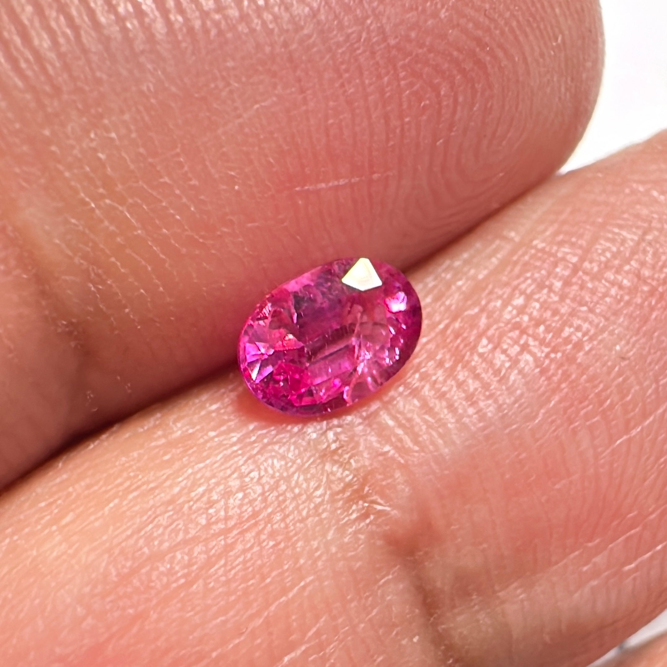 Winza Ruby, 0.68ct, Winza, Tanzania, Untreated Unheated, very vivid colour