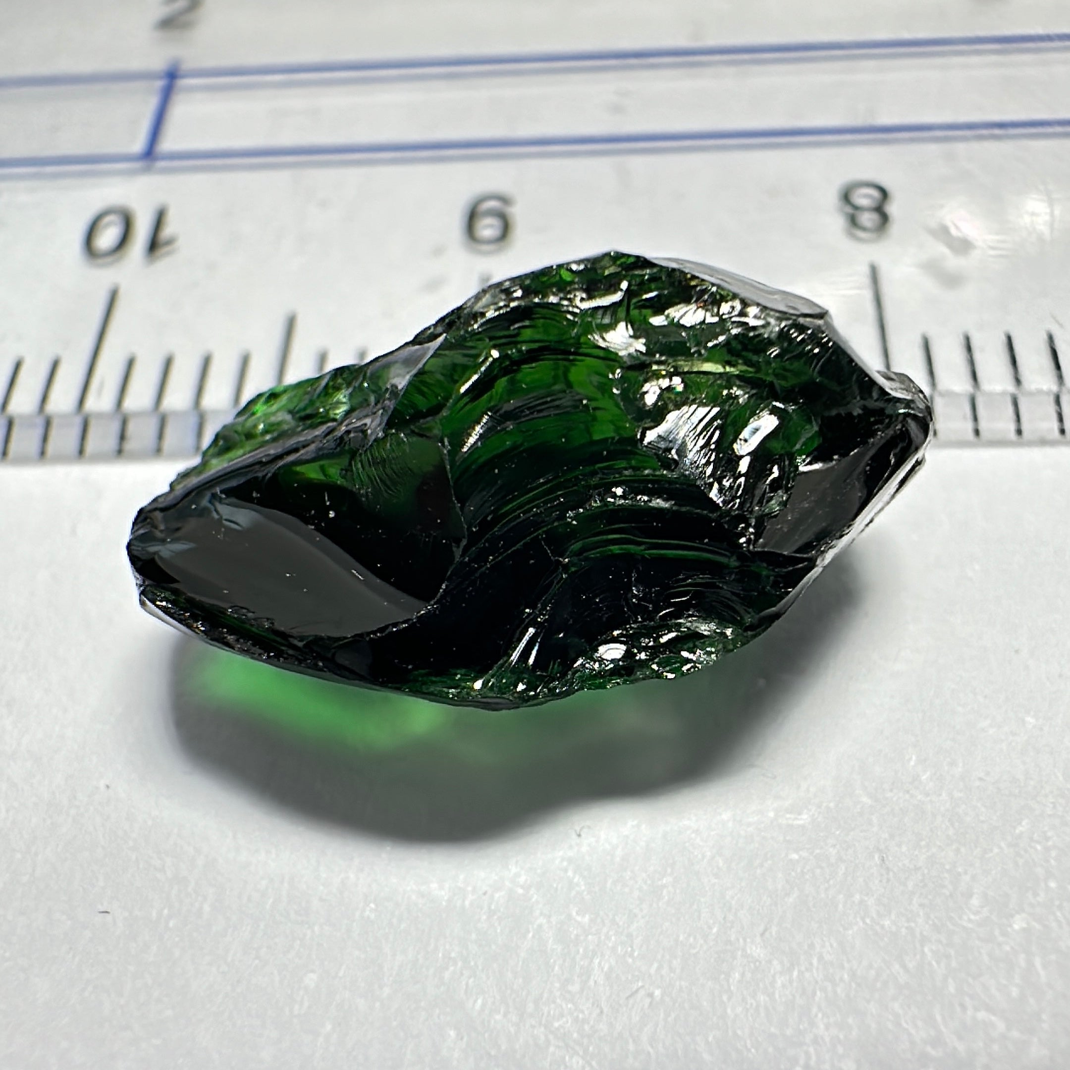 Chrome Tourmaline, the very finest, 7.77ct, Landanai, Tanzania, Untreated Unheated, vvs-if