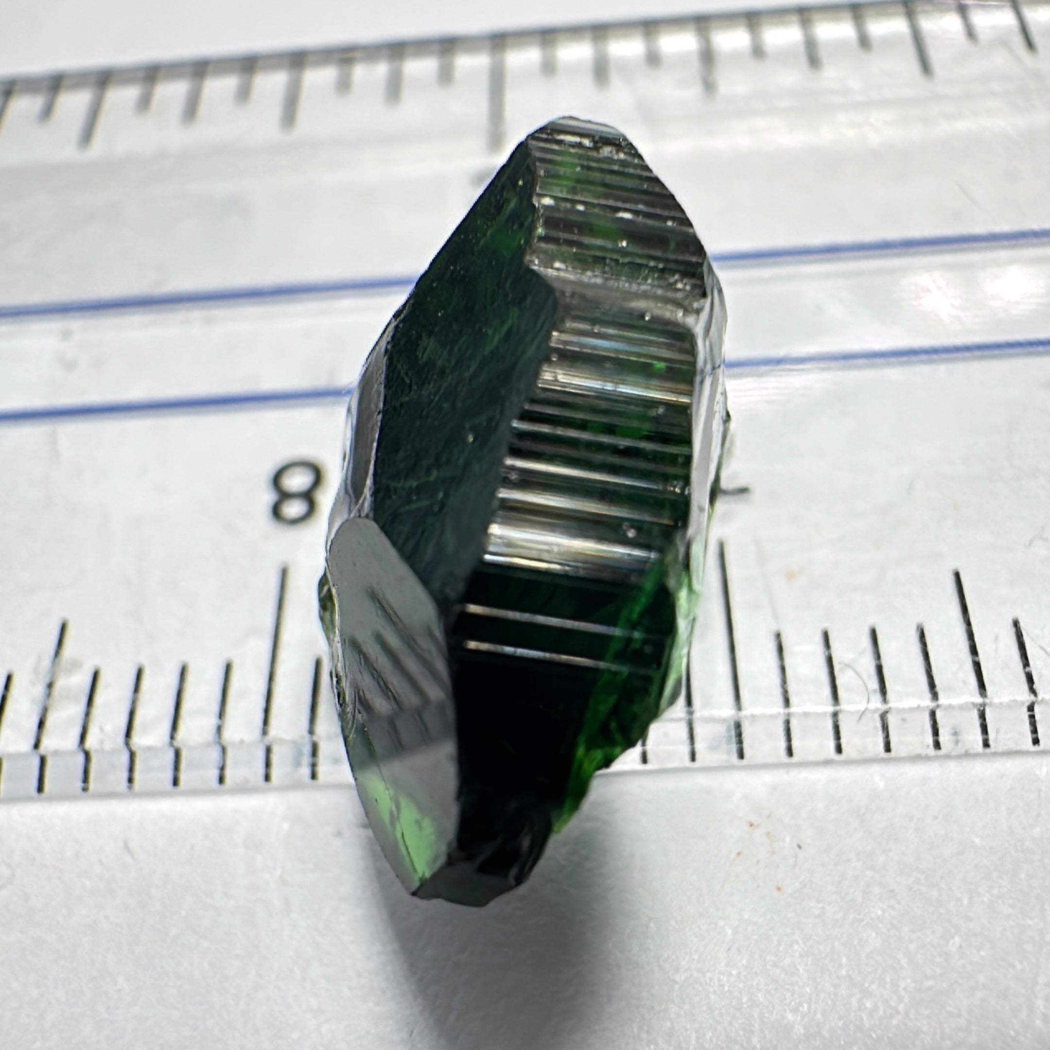 Chrome Tourmaline, the very finest, 7.77ct, Landanai, Tanzania, Untreated Unheated, vvs-if