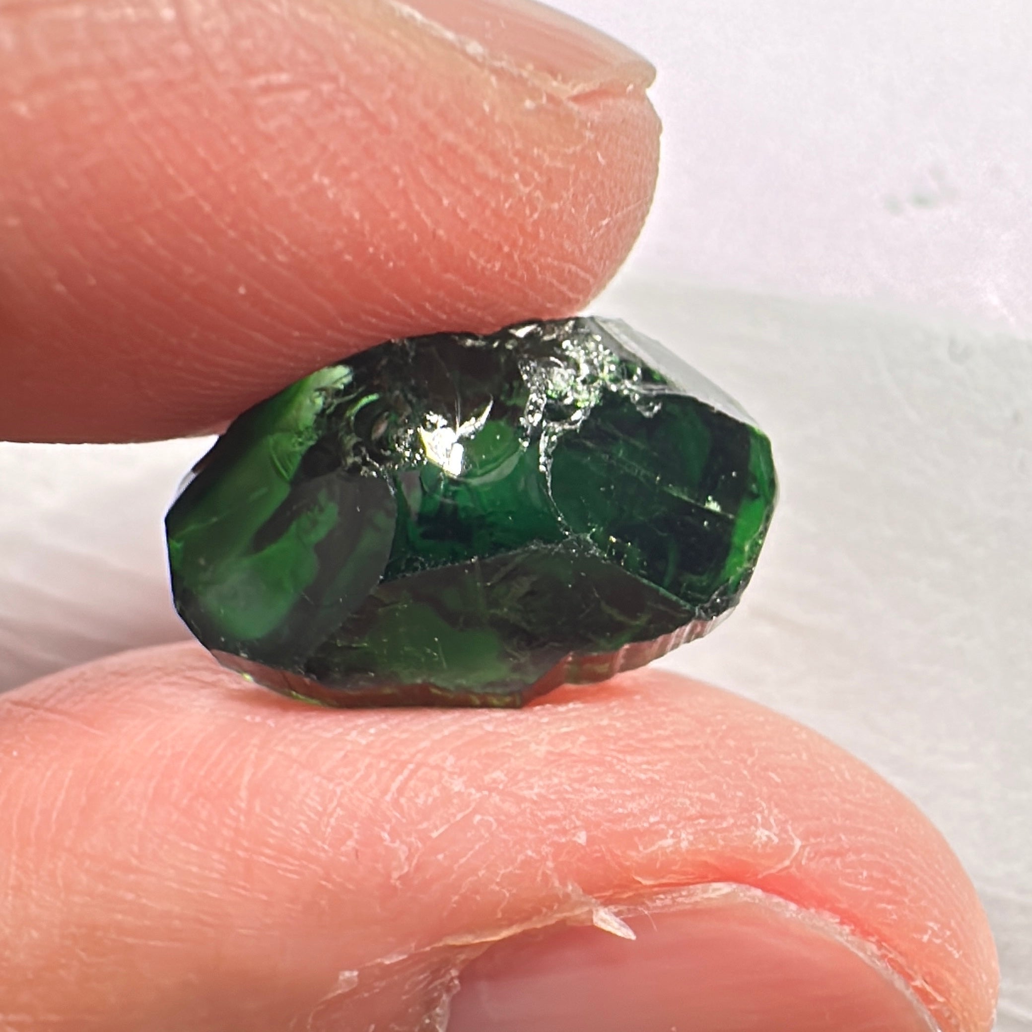 Chrome Tourmaline, the very finest, 7.77ct, Landanai, Tanzania, Untreated Unheated, vvs-if