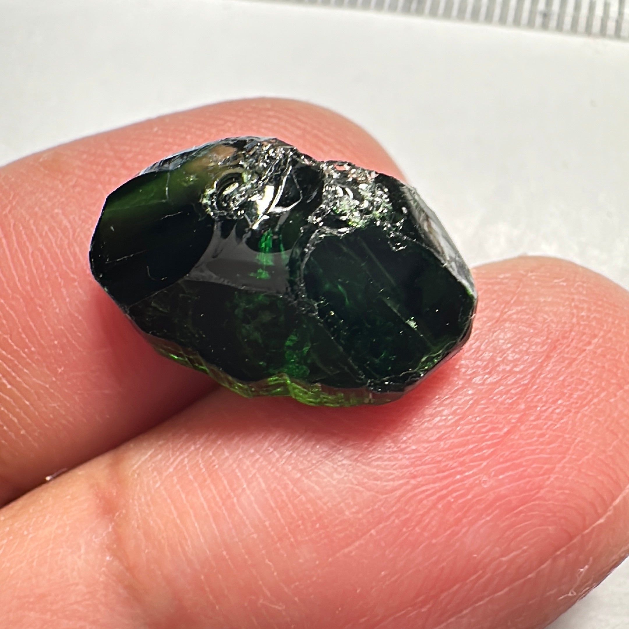 Chrome Tourmaline, the very finest, 7.77ct, Landanai, Tanzania, Untreated Unheated, vvs-if