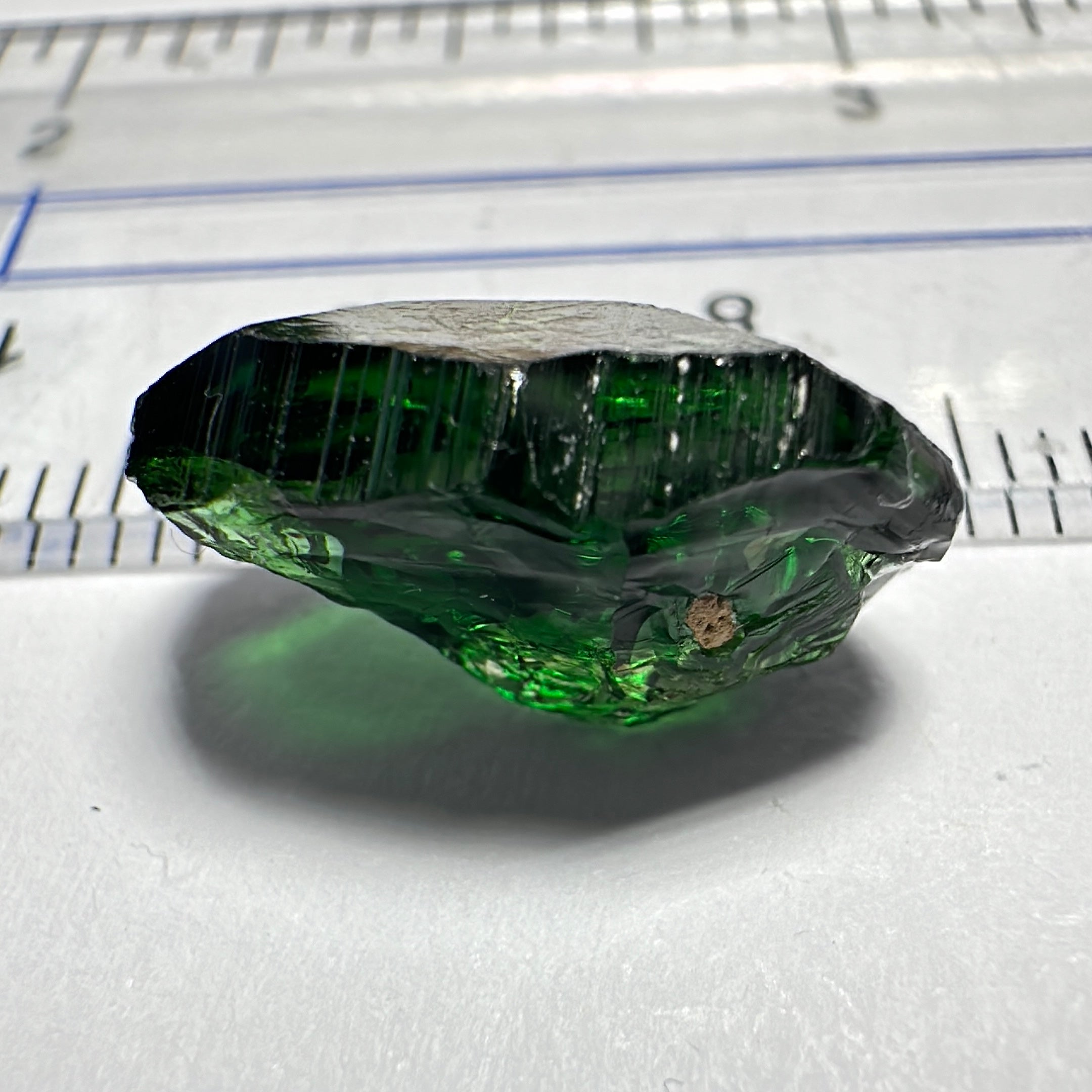 Chrome Tourmaline, the very finest, 7.77ct, Landanai, Tanzania, Untreated Unheated, vvs-if