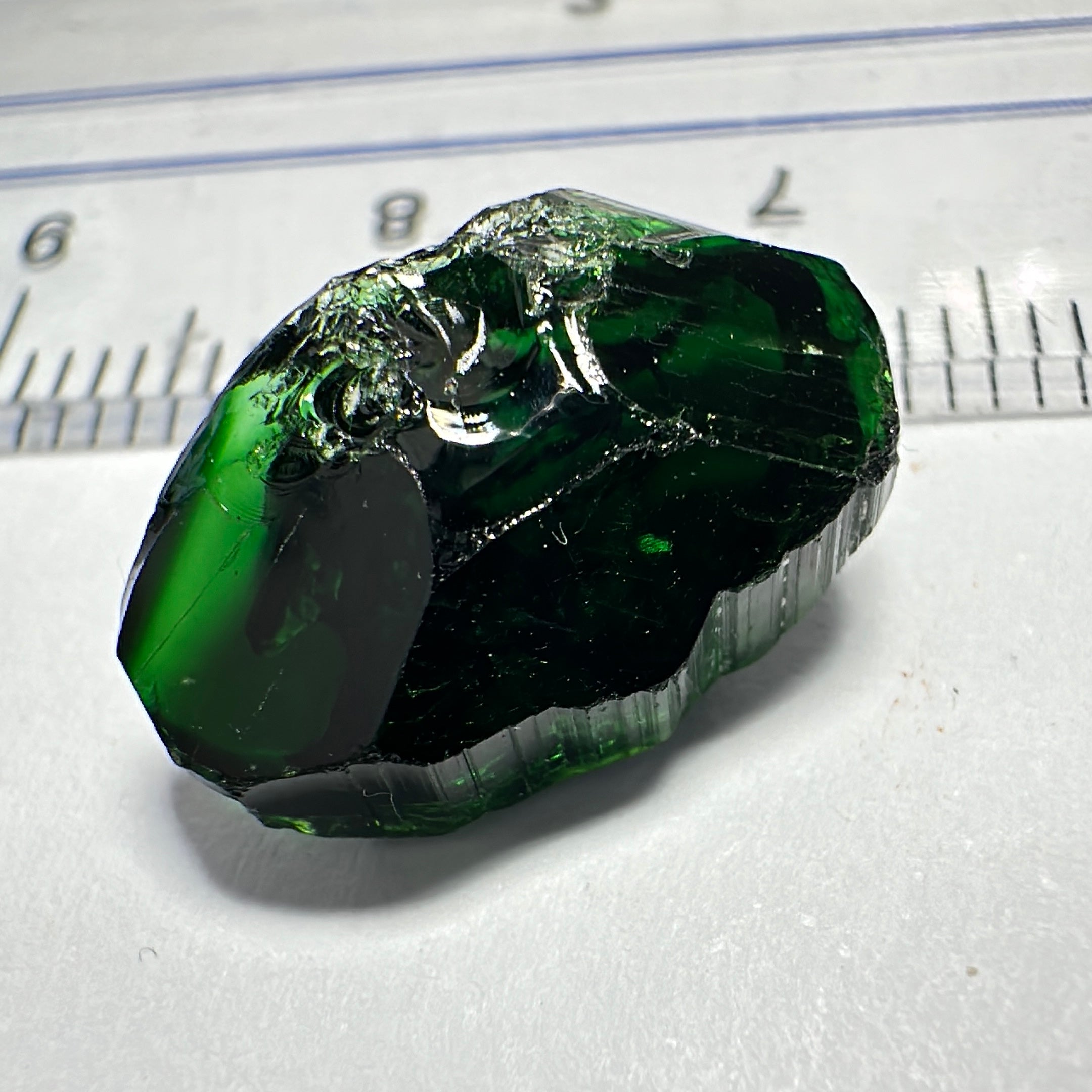 Chrome Tourmaline, the very finest, 7.77ct, Landanai, Tanzania, Untreated Unheated, vvs-if