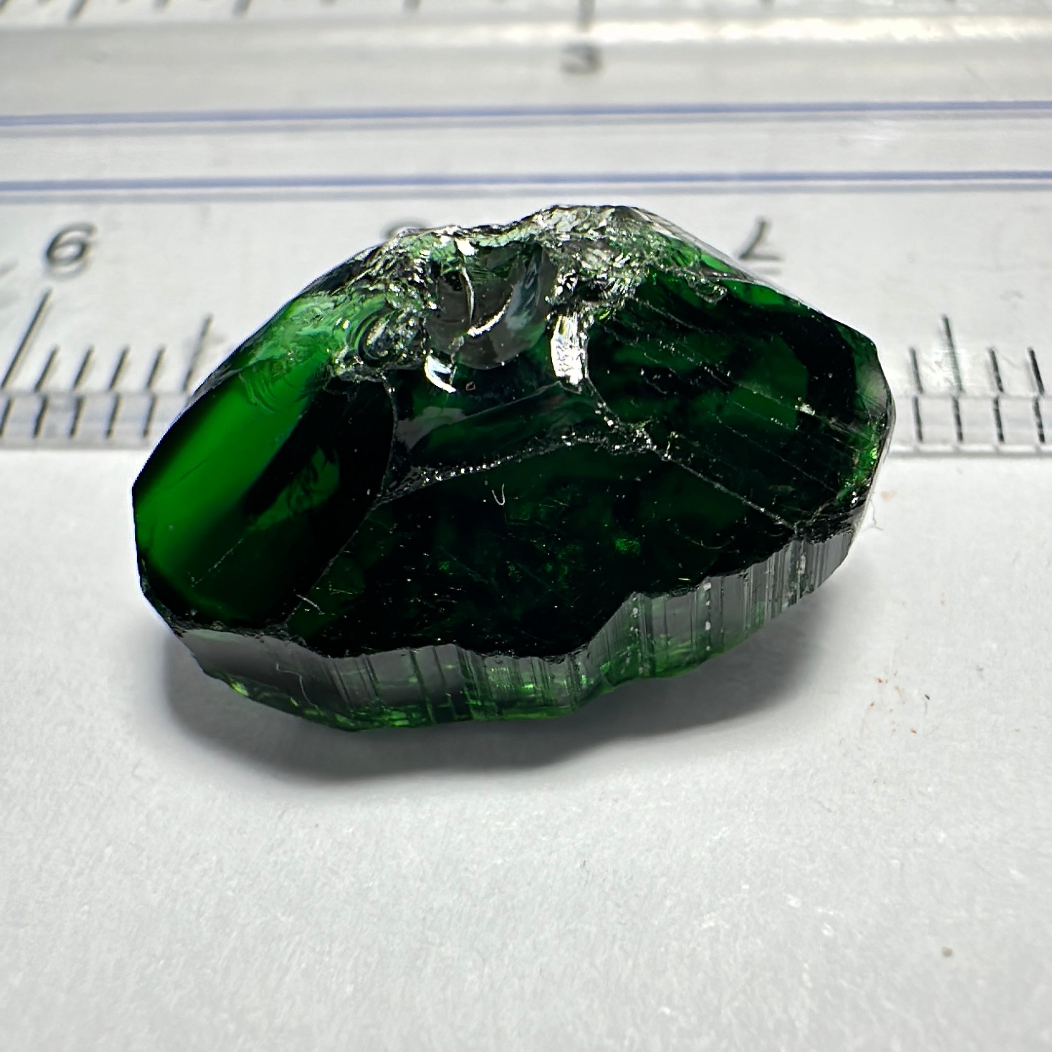 Chrome Tourmaline, the very finest, 7.77ct, Landanai, Tanzania, Untreated Unheated, vvs-if