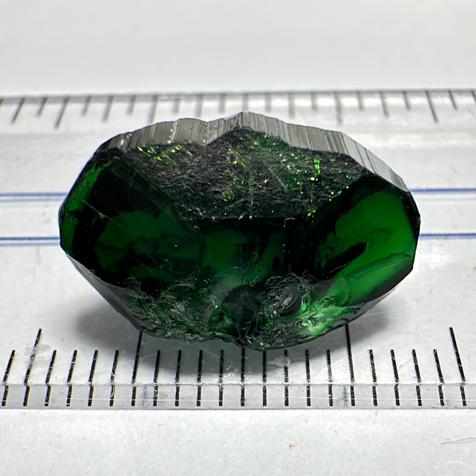 Chrome Tourmaline, the very finest, 7.77ct, Landanai, Tanzania, Untreated Unheated, vvs-if