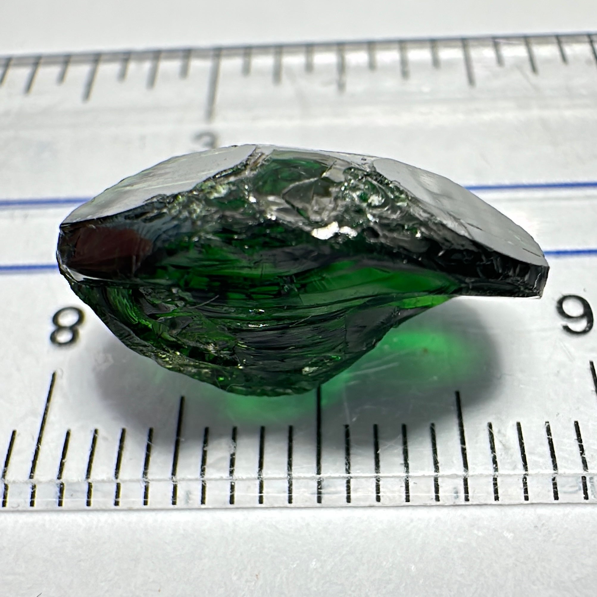 Chrome Tourmaline, the very finest, 7.77ct, Landanai, Tanzania, Untreated Unheated, vvs-if