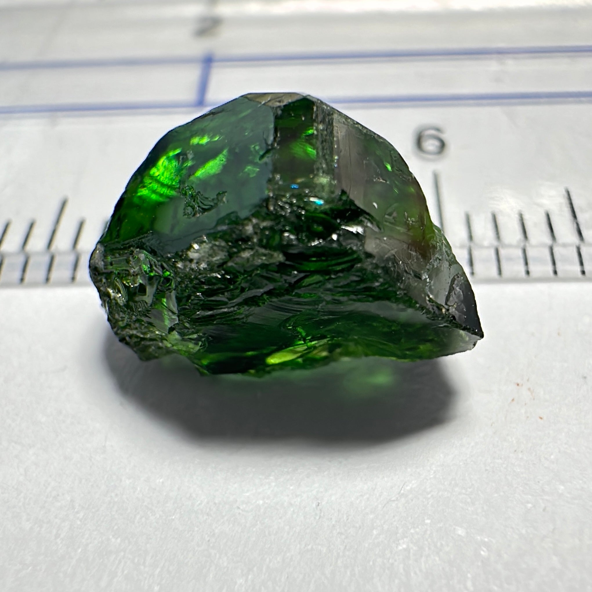 Chrome Tourmaline, the very finest, 6.37ct, Landanai, Tanzania, Untreated Unheated, vvs-if