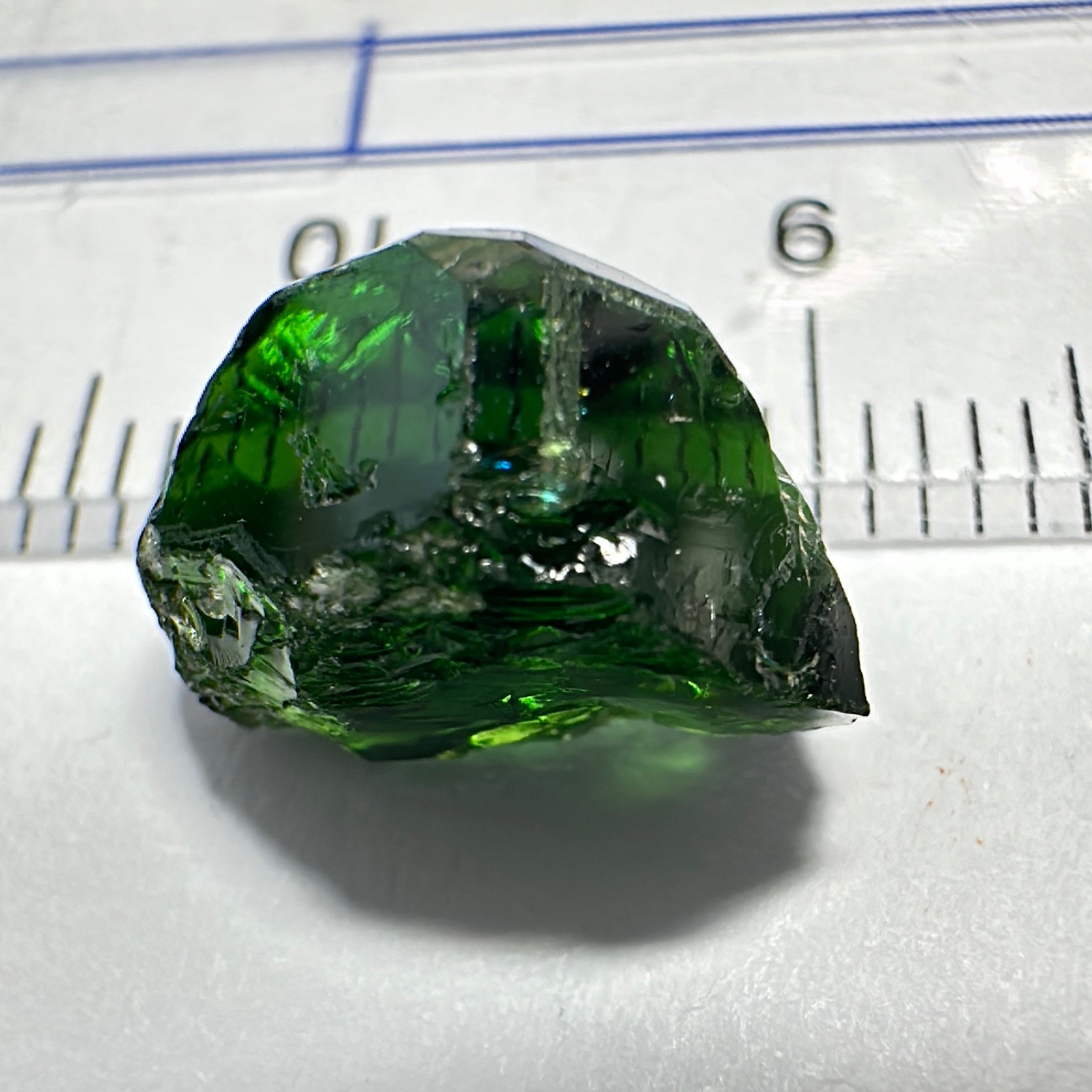 Chrome Tourmaline, the very finest, 6.37ct, Landanai, Tanzania, Untreated Unheated, vvs-if