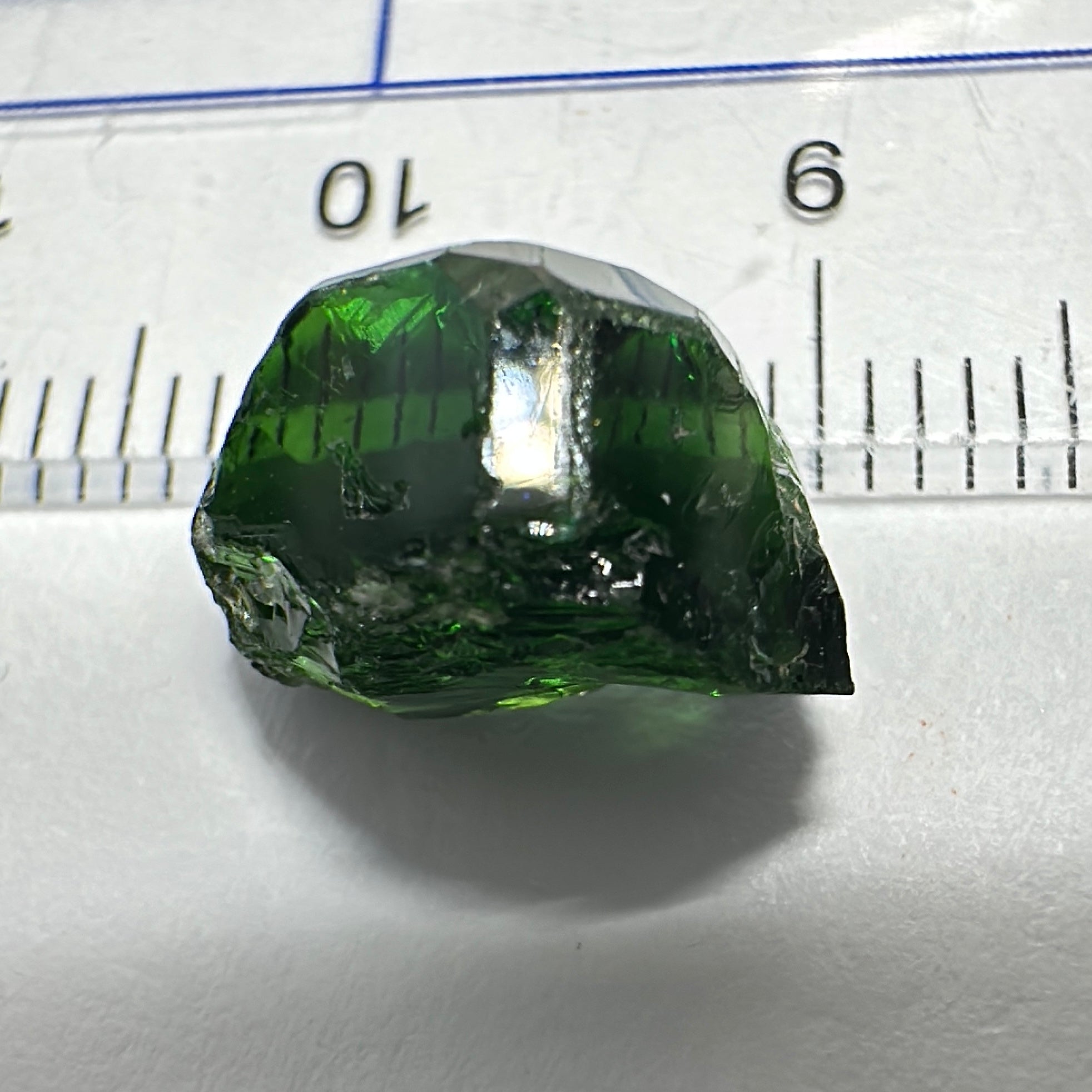 Chrome Tourmaline, the very finest, 6.37ct, Landanai, Tanzania, Untreated Unheated, vvs-if