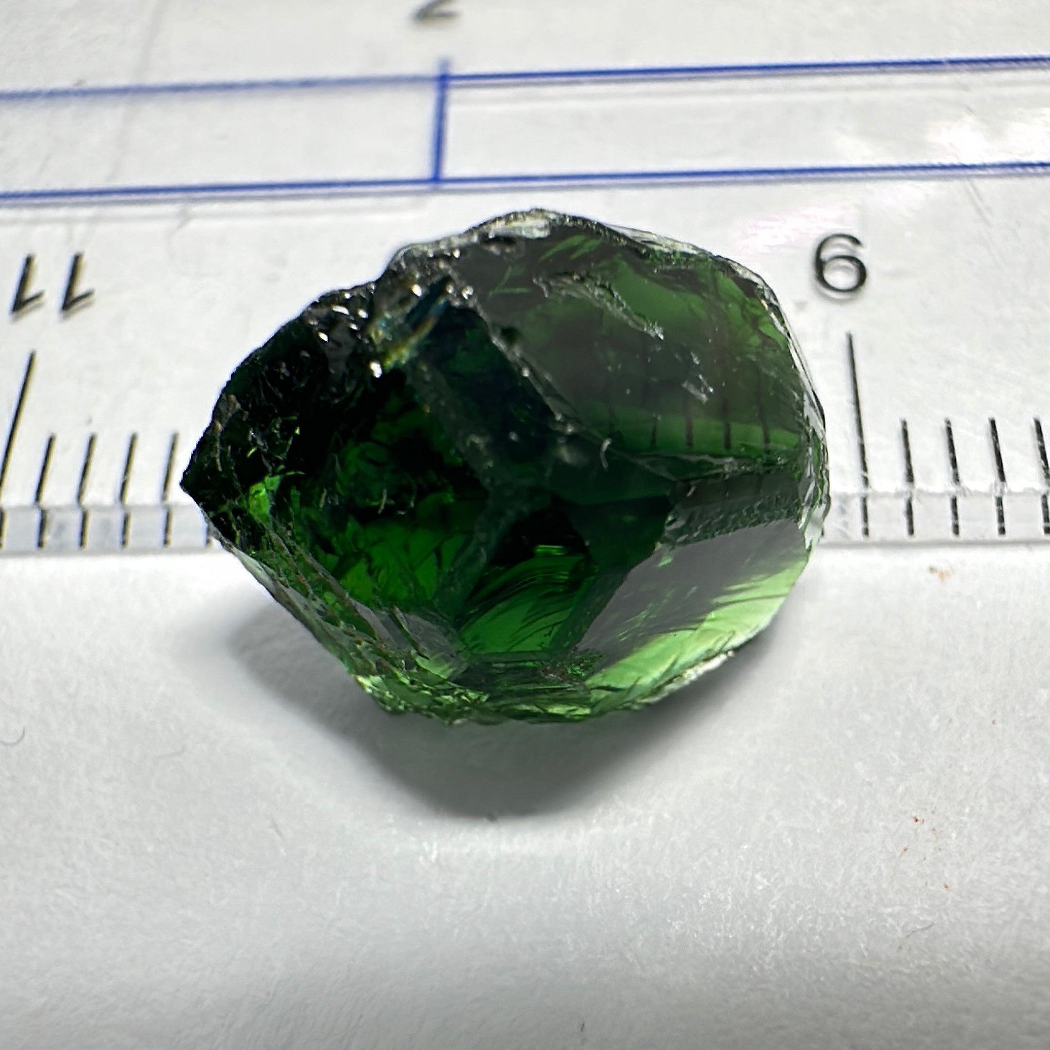 Chrome Tourmaline, the very finest, 6.37ct, Landanai, Tanzania, Untreated Unheated, vvs-if