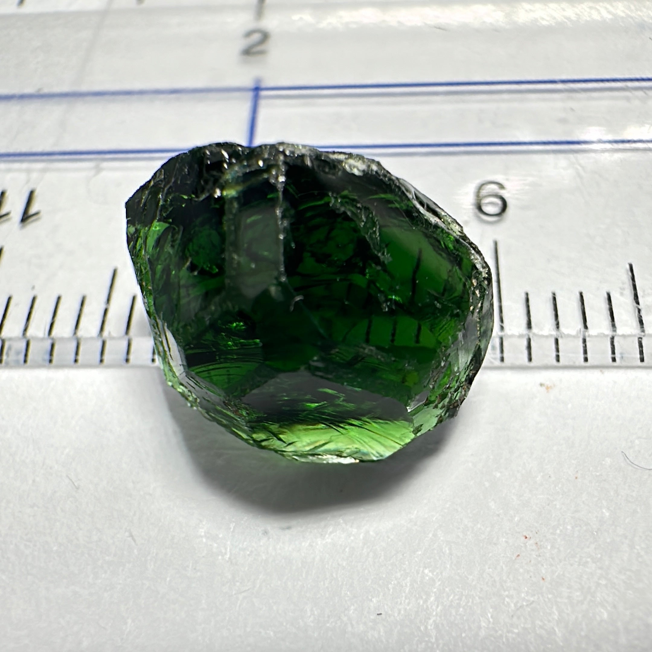 Chrome Tourmaline, the very finest, 6.37ct, Landanai, Tanzania, Untreated Unheated, vvs-if