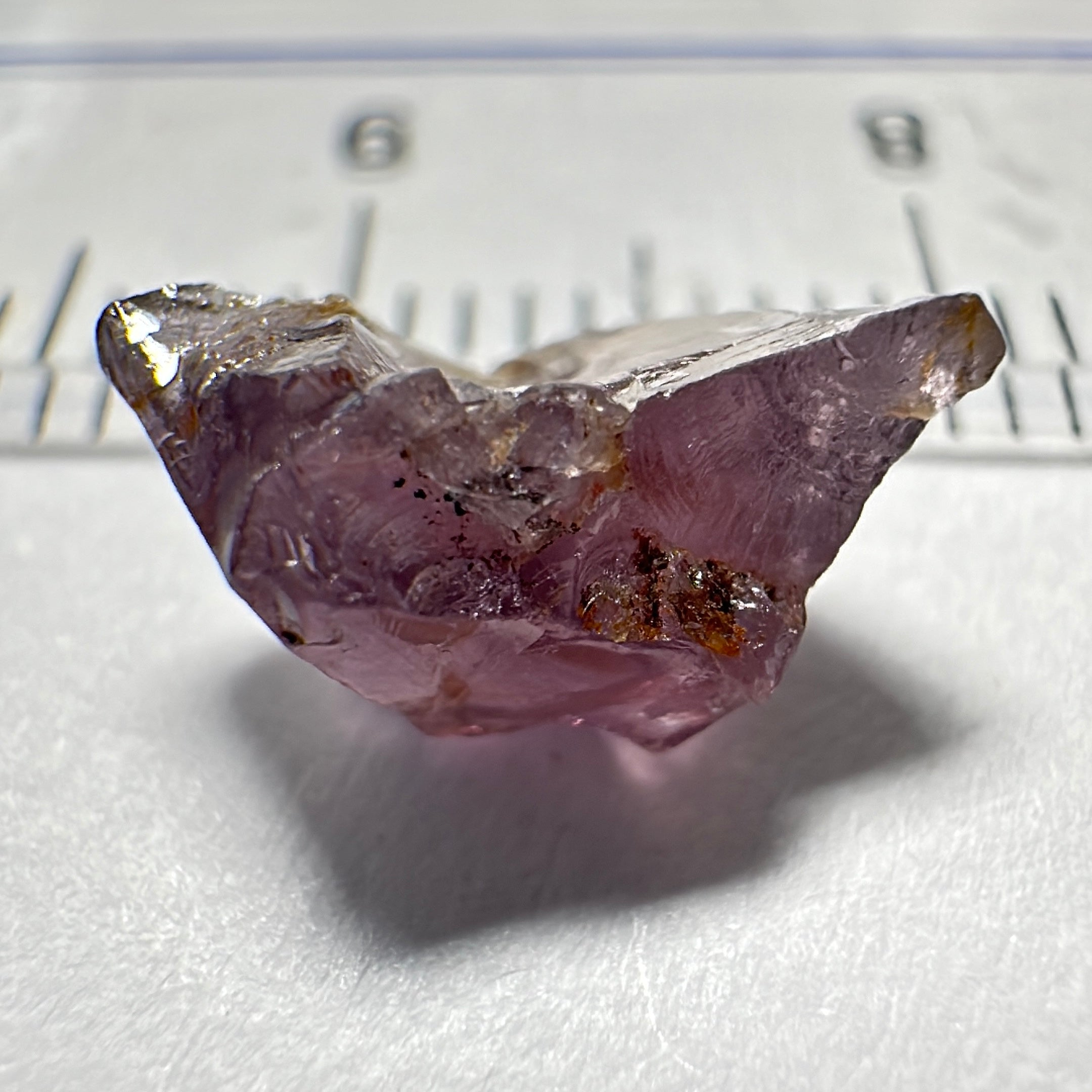 Mahenge Spinel, 2.42ct, Mahenge, Tanzania, Untreated Unheated. Silky and challenging shape, see pics