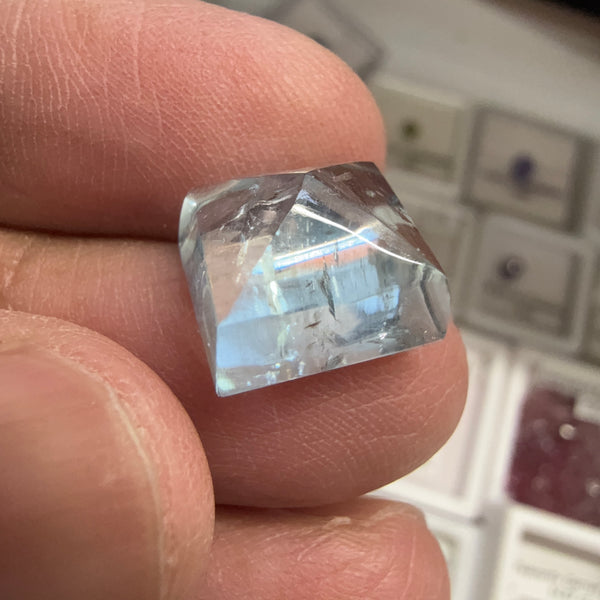 Aquamarine Sugarloaf Cabochon, 8.20ct, Tanzania