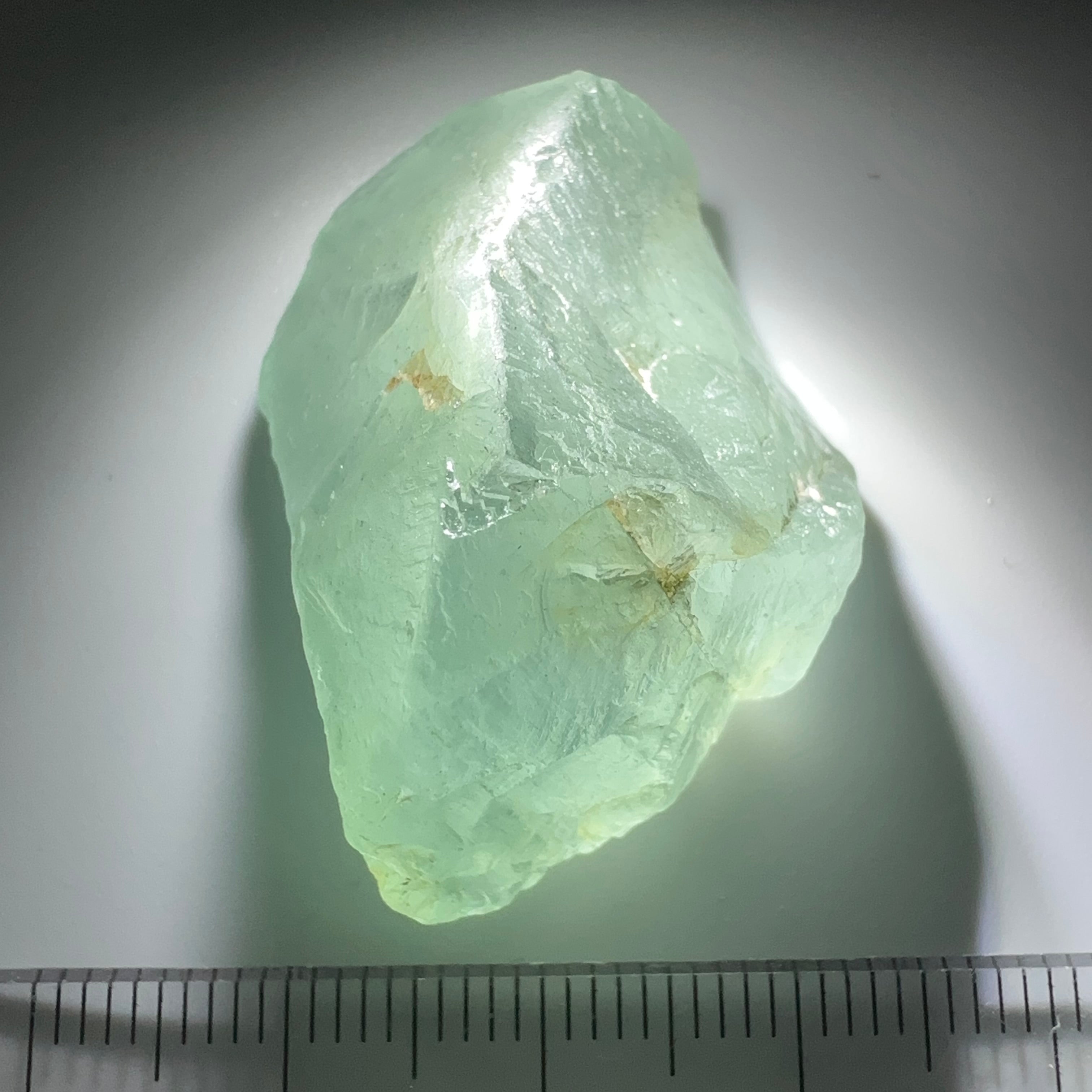 Aquamarine, 13.10gm, Tanzania, Untreated, Unheated, silky, nice for faceting with silk or cabbing