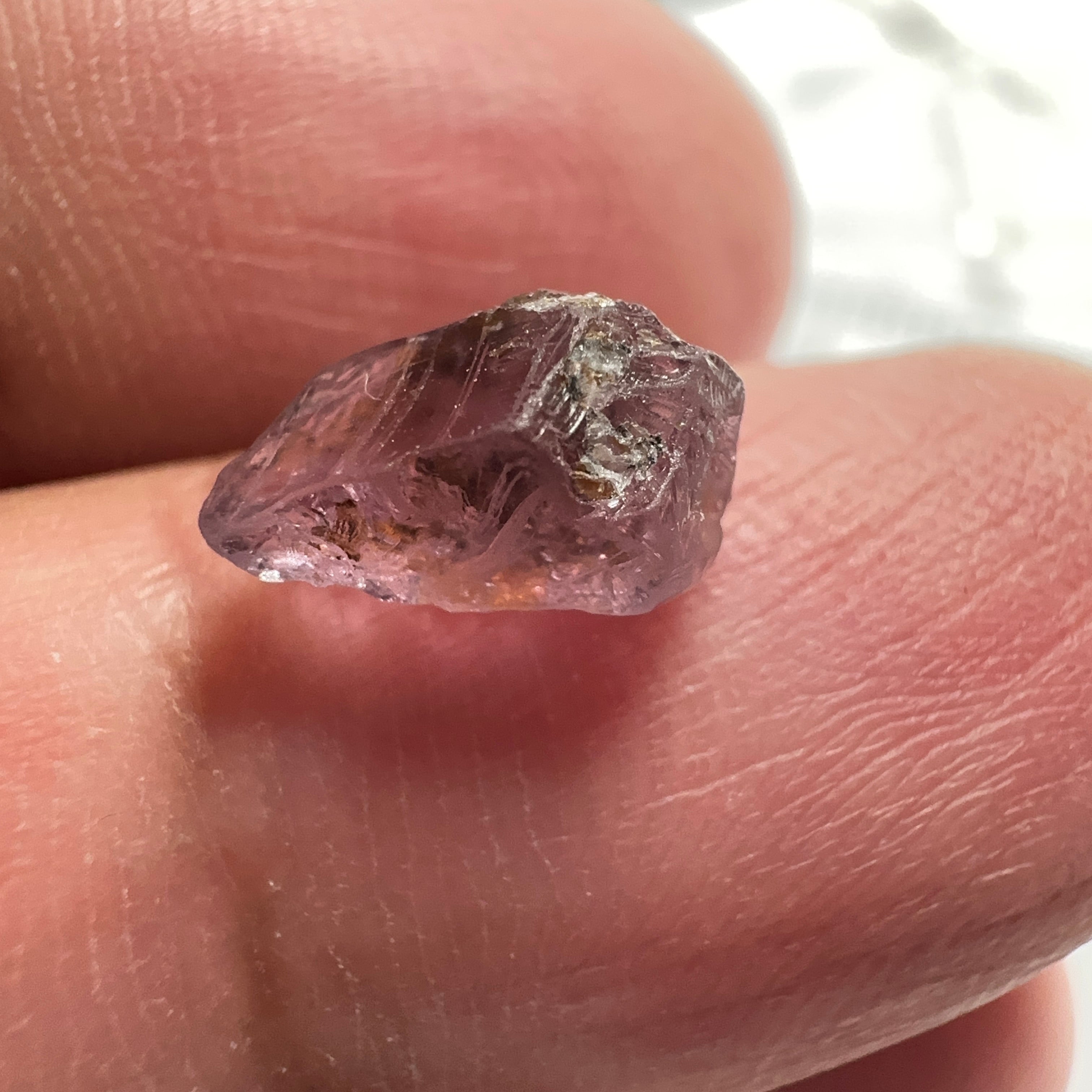 Mahenge Spinel, 1.96ct, Mahenge, Tanzania, Untreated Unheated. Slight crack coming in at around 1mm rest vs