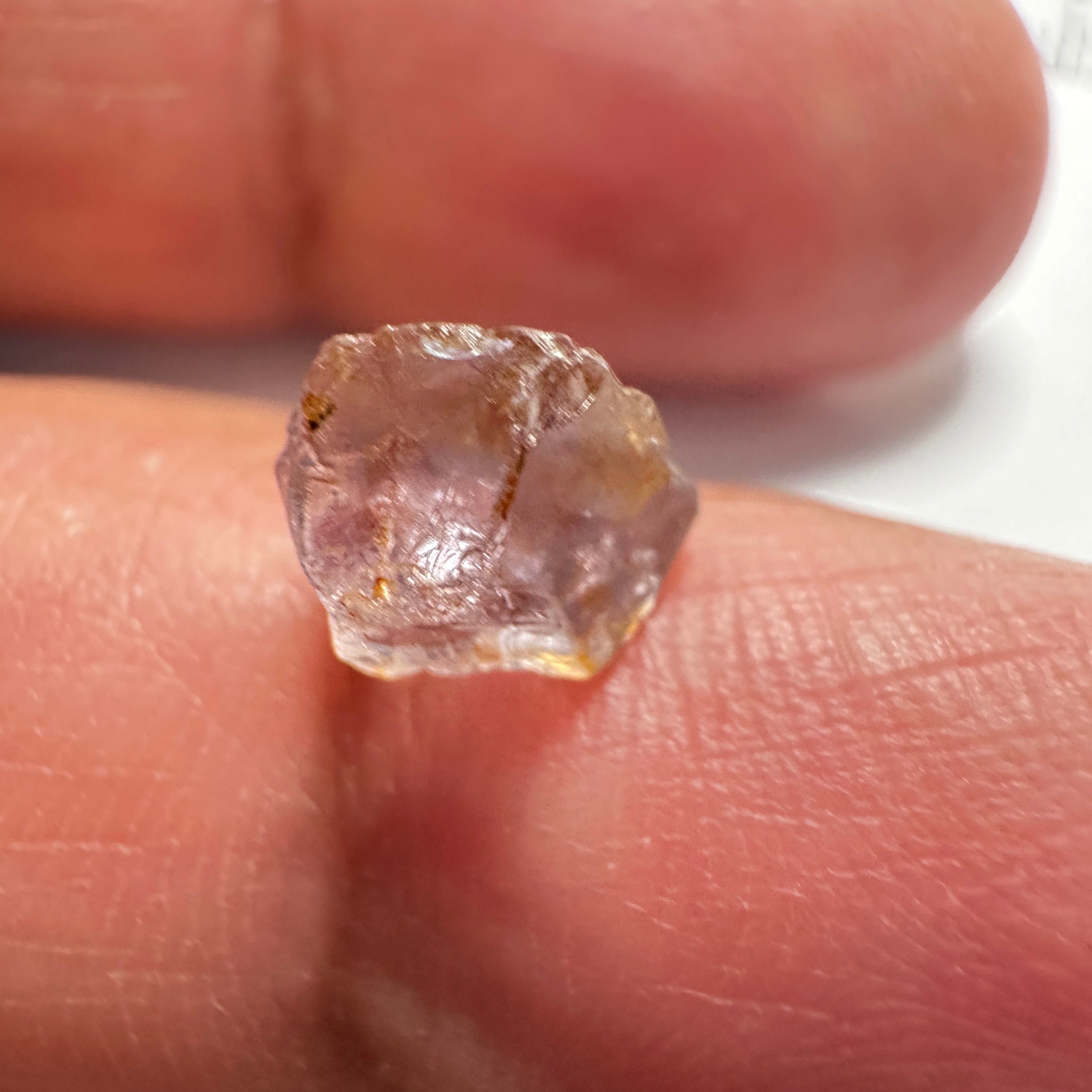 Mahenge Spinel, 2.47ct, Mahenge, Tanzania, Untreated Unheated. Crack going half way in