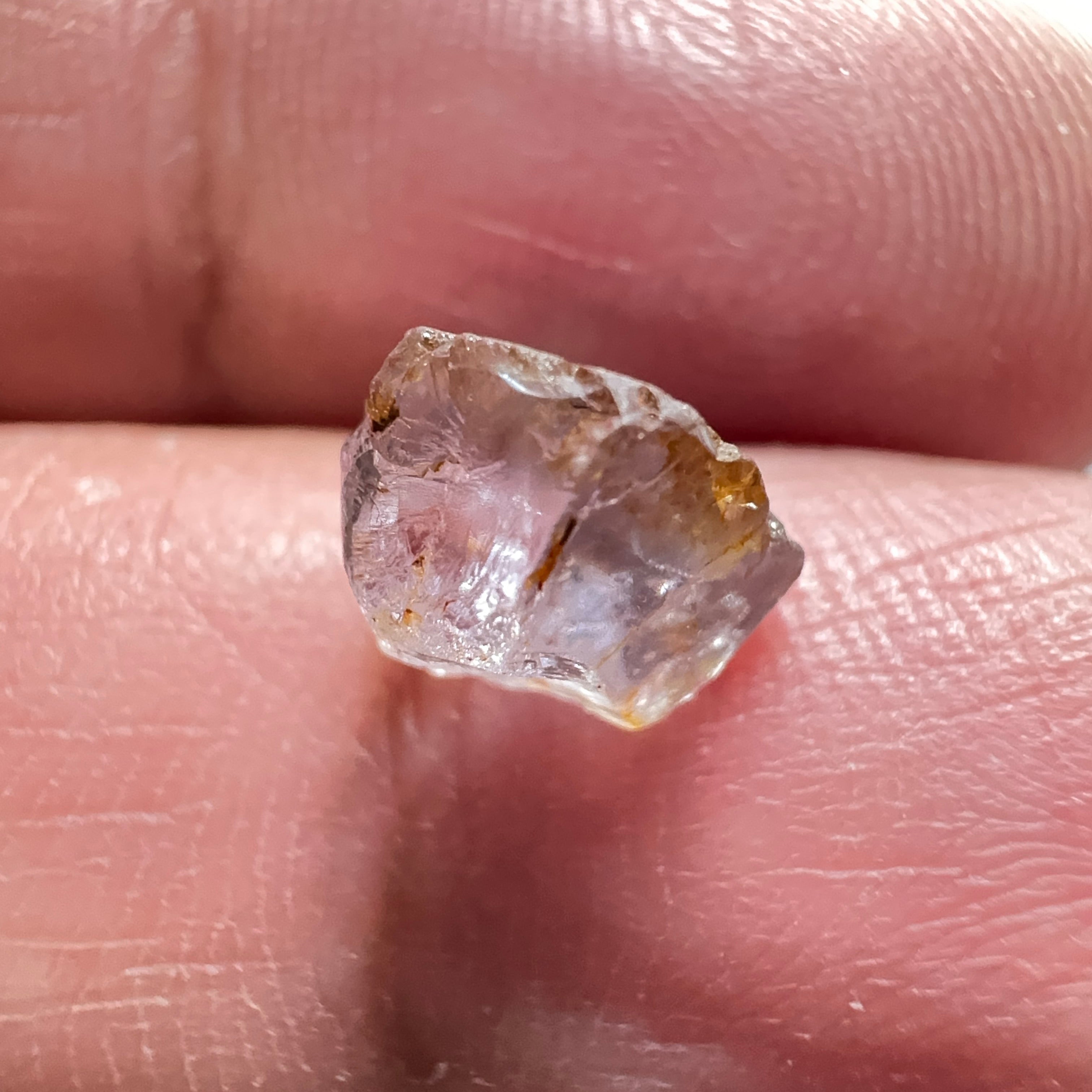 Mahenge Spinel, 2.47ct, Mahenge, Tanzania, Untreated Unheated. Crack going half way in