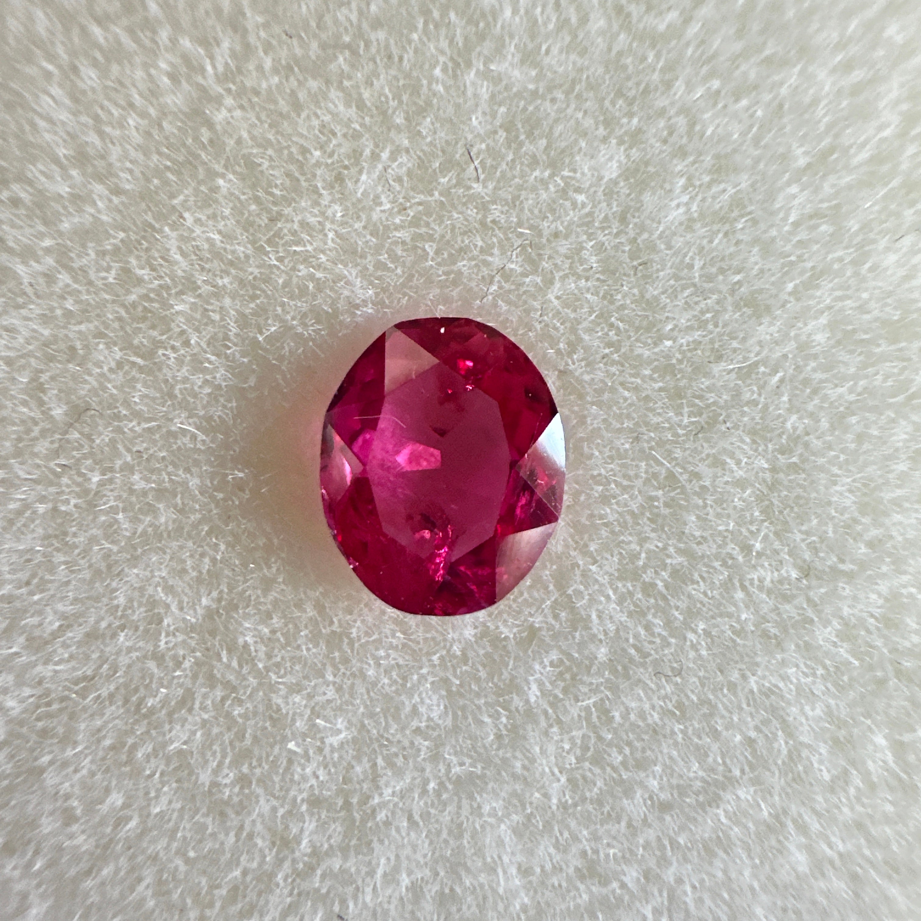 Winza Ruby, 0.49ct, Tanzania, Untreated Unheated, Native Cut