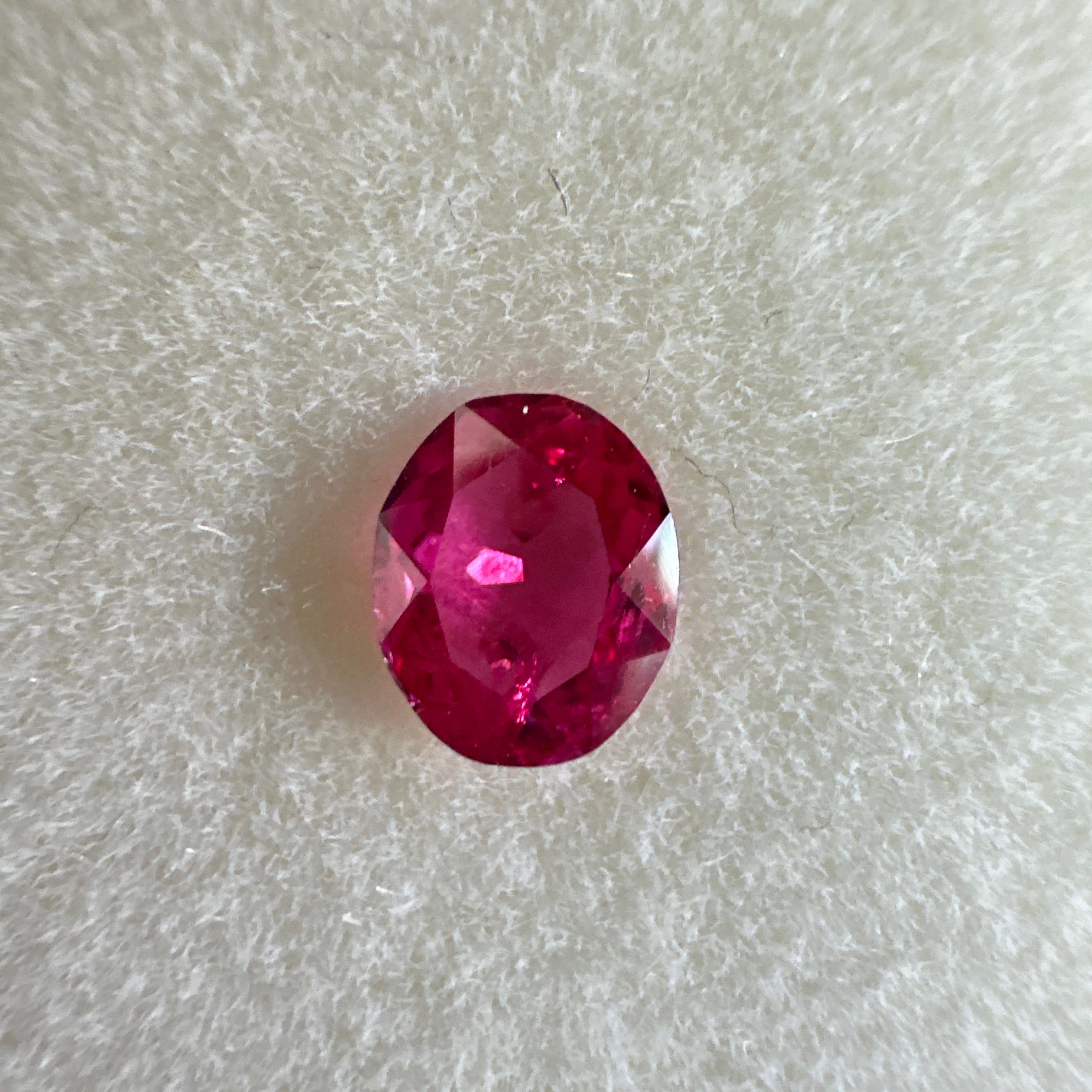 Winza Ruby, 0.49ct, Tanzania, Untreated Unheated, Native Cut