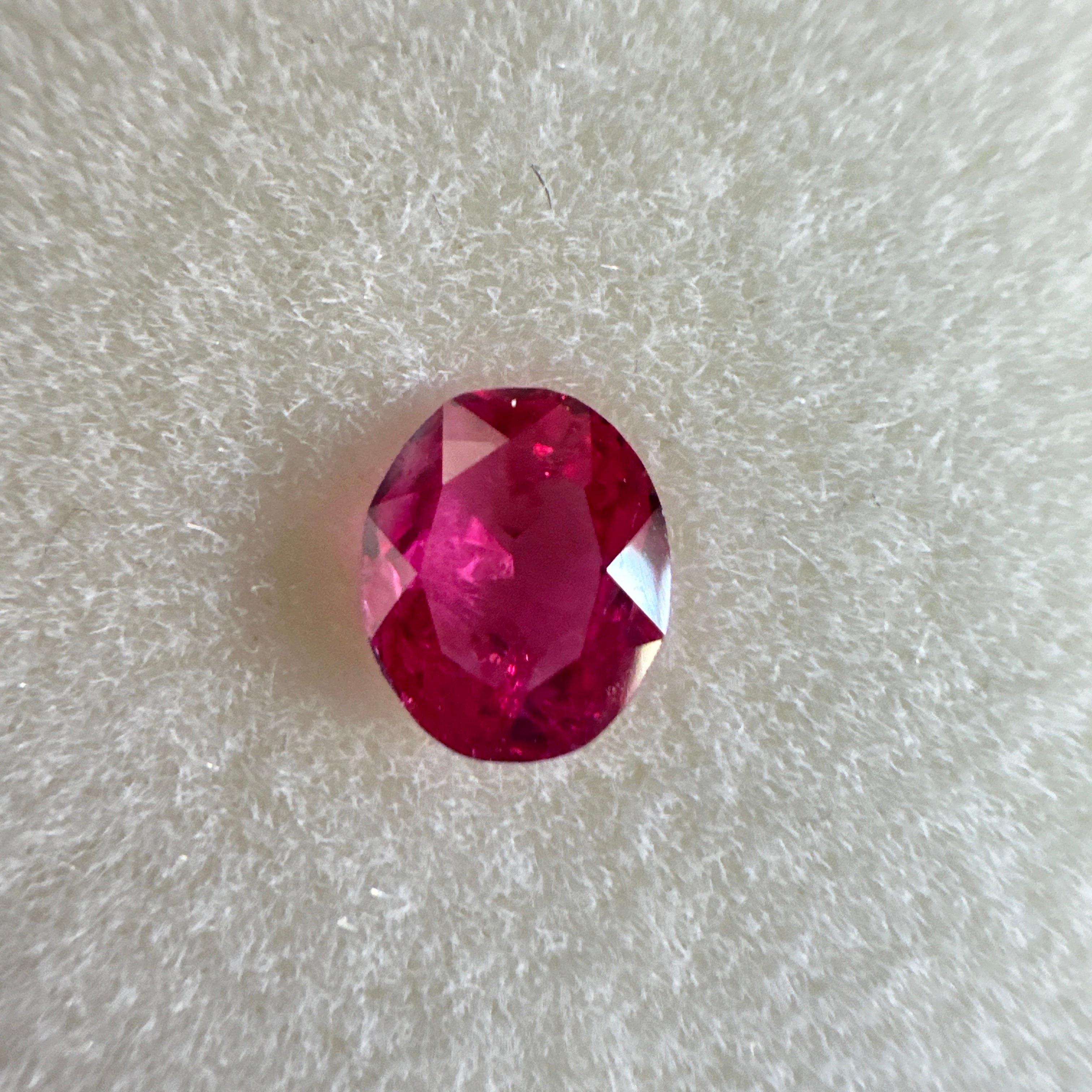 Winza Ruby, 0.49ct, Tanzania, Untreated Unheated, Native Cut